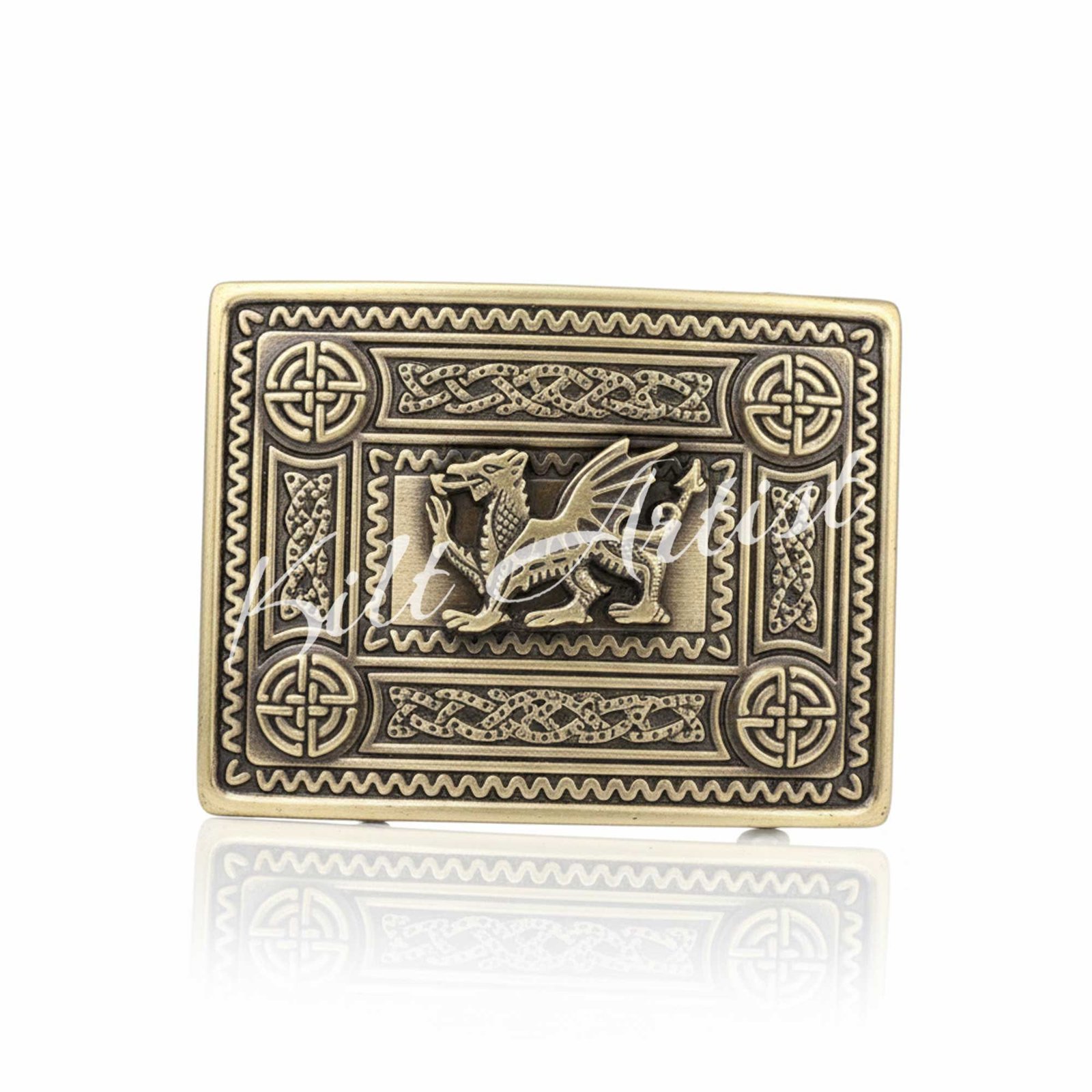 Welsh Dragon Scottish Kilt Belt Buckle