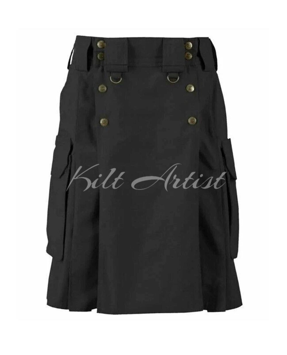 Black Tactical Utility Kilt