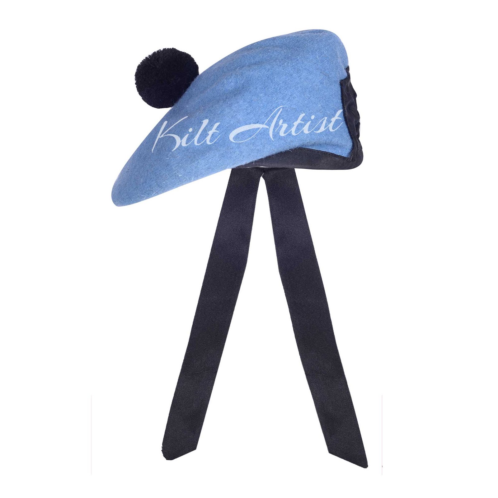 Sky Blue Wool Balmoral Scottish Military Highlander Bonnet