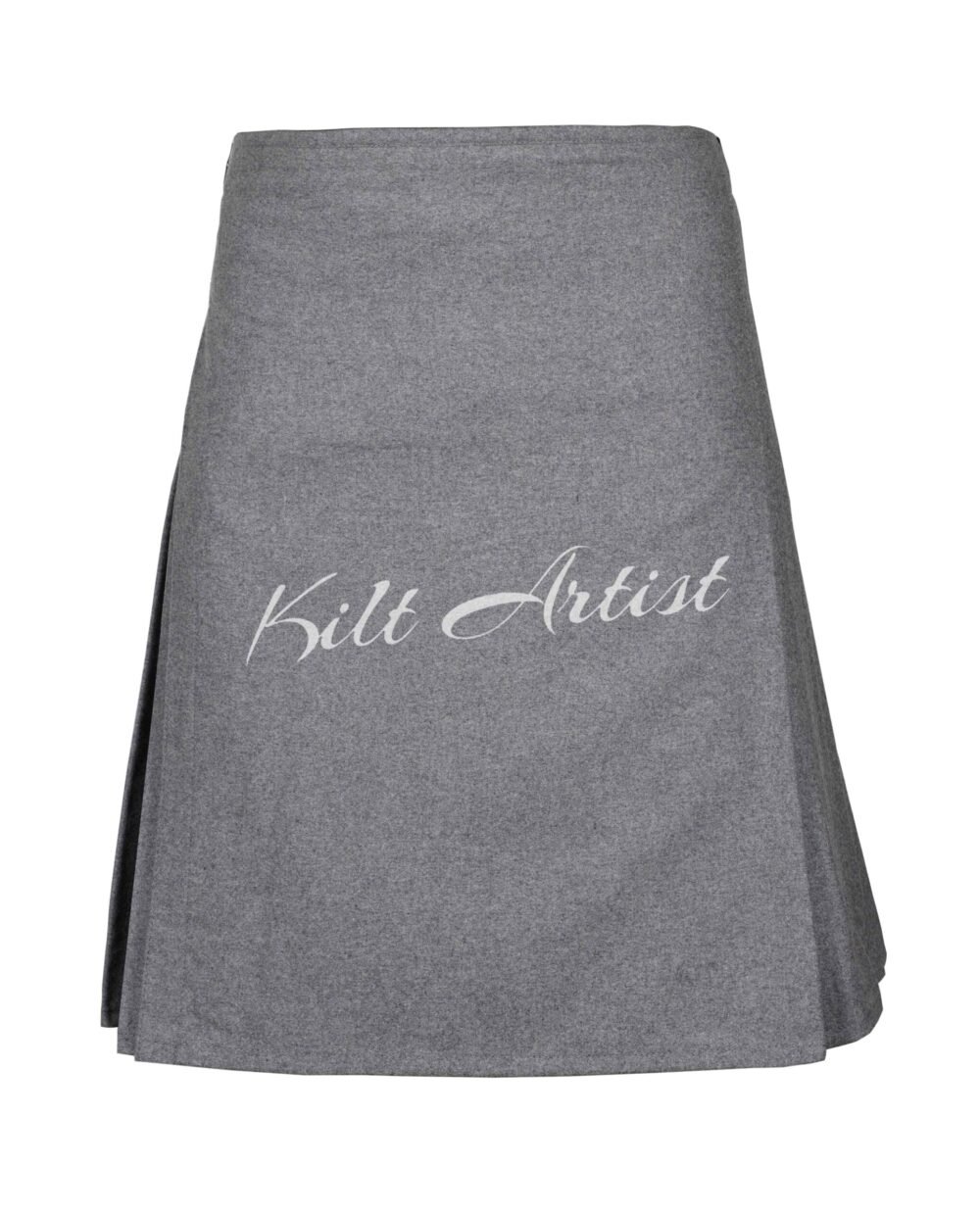 Grey Wool 8 Yard Kilt
