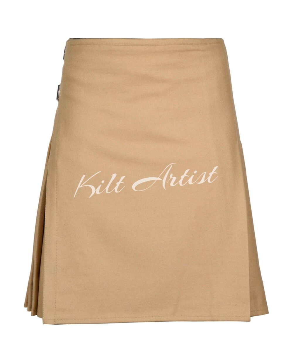 Khaki Wool 8 Yard Kilt