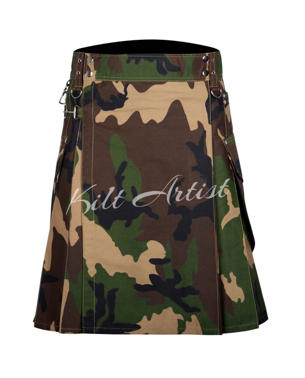 Army Camo Cotton Utility Kilt