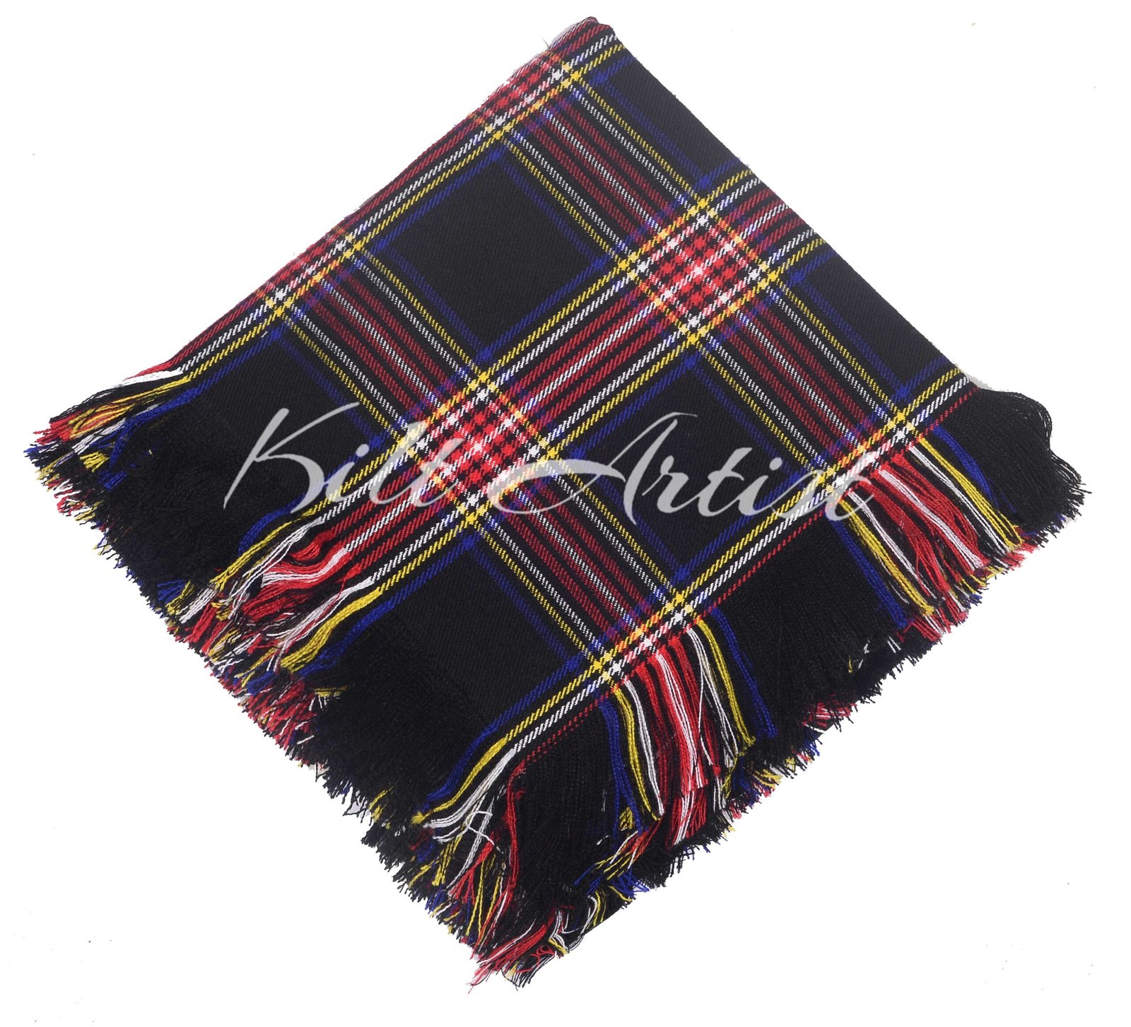 Black-Stewart-Tartan-Fly-Plaid