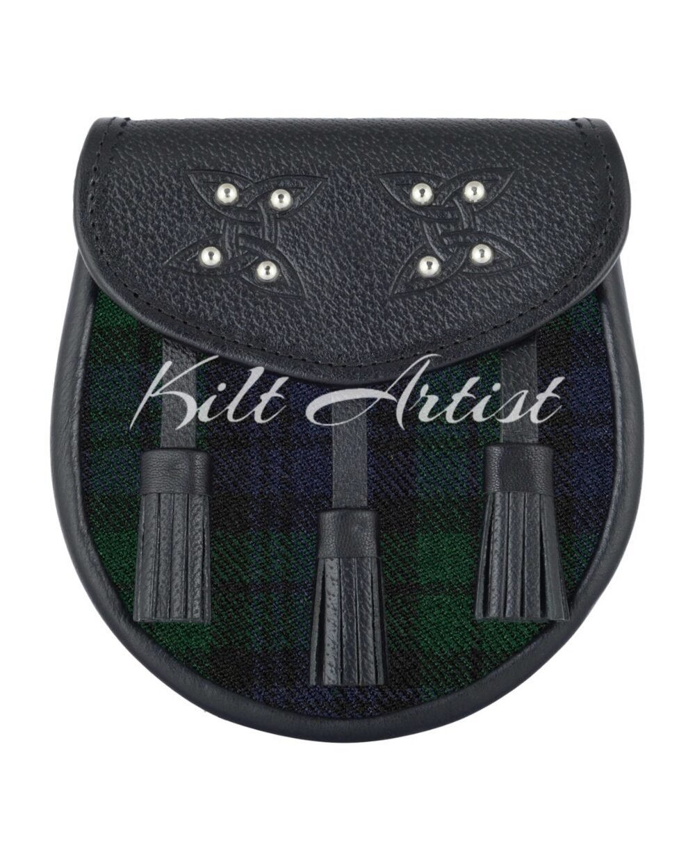 Men's Scottish Black Watch Tartan Sporran