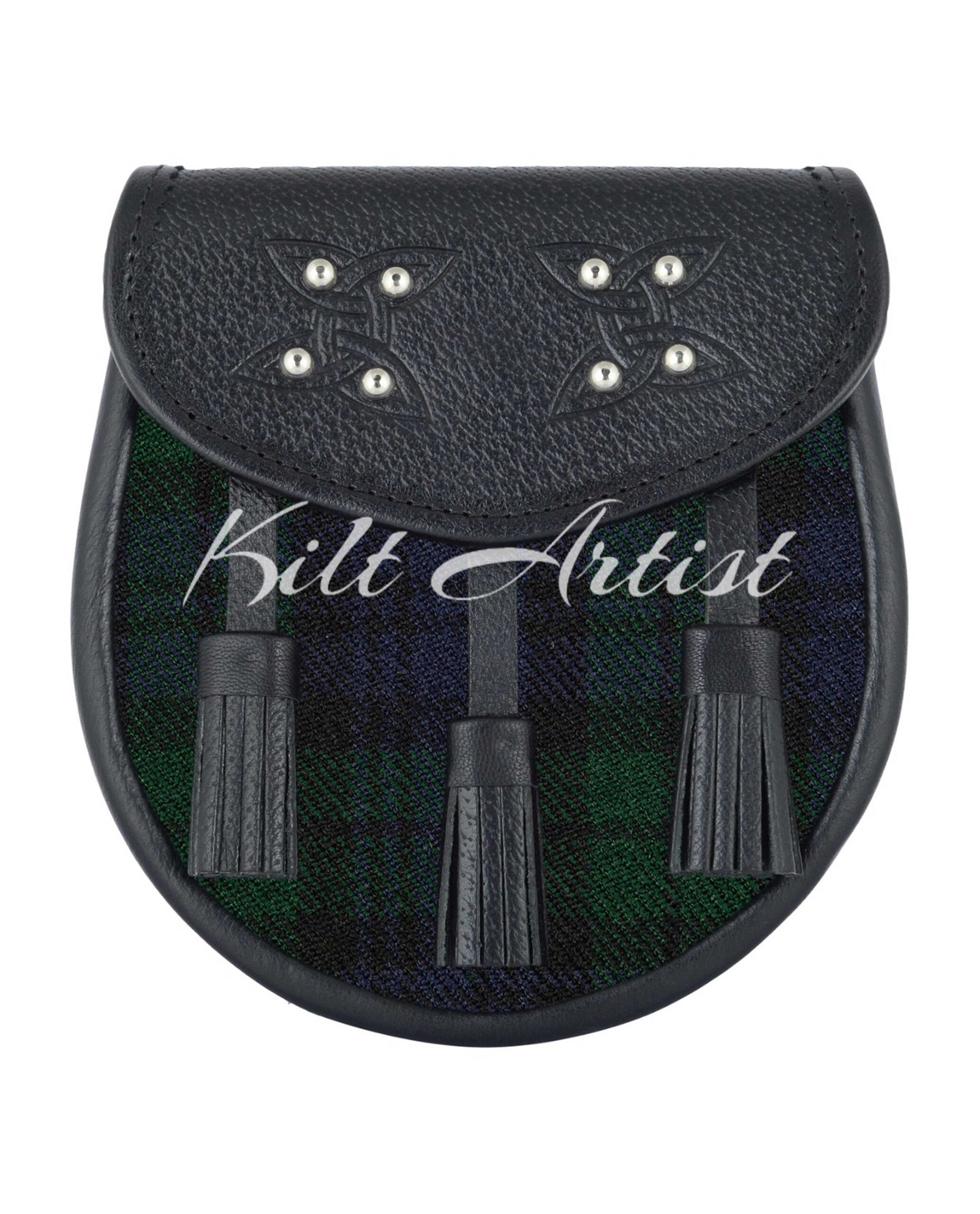 Men's Scottish Black Watch Tartan Sporran