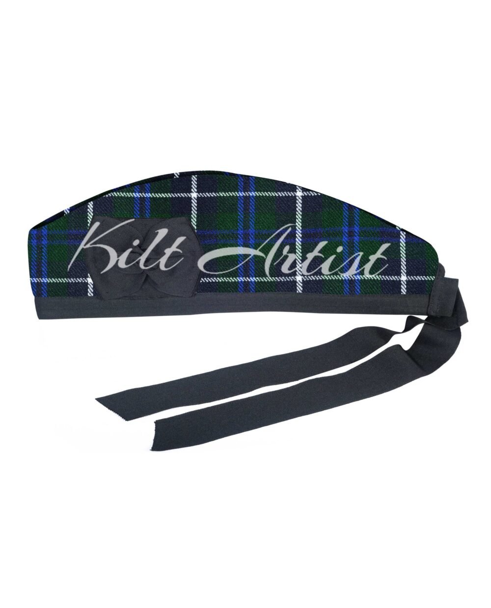 Blue Douglas Tartan Glengarry Cap