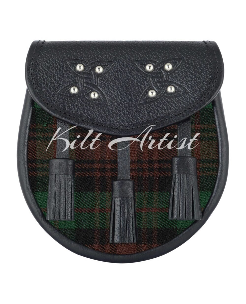 Men's Scottish Brown Watch Tartan Sporran