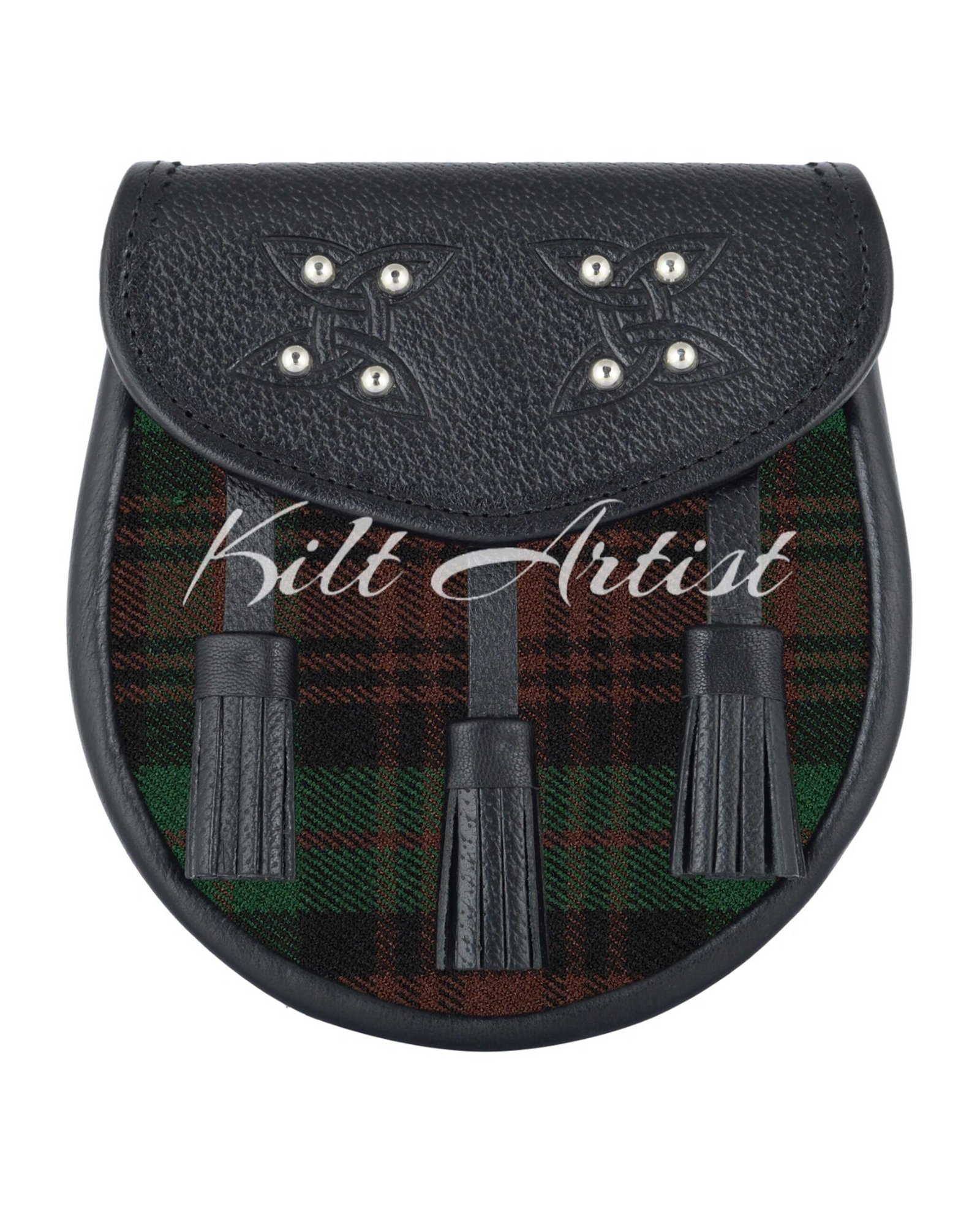 Men's Scottish Brown Watch Tartan Sporran