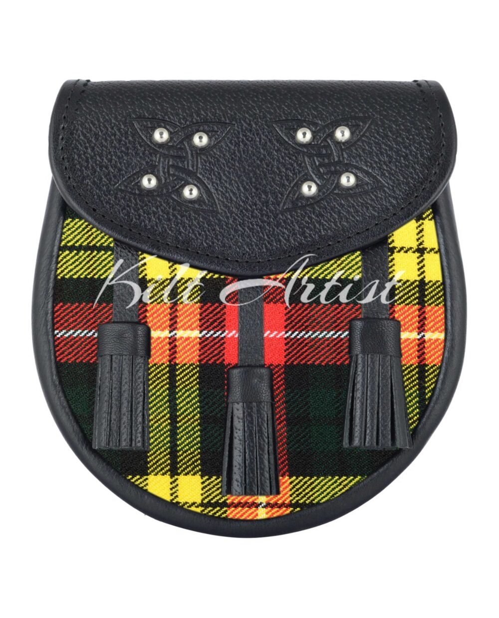 Men's Scottish Buchanan Tartan Sporran