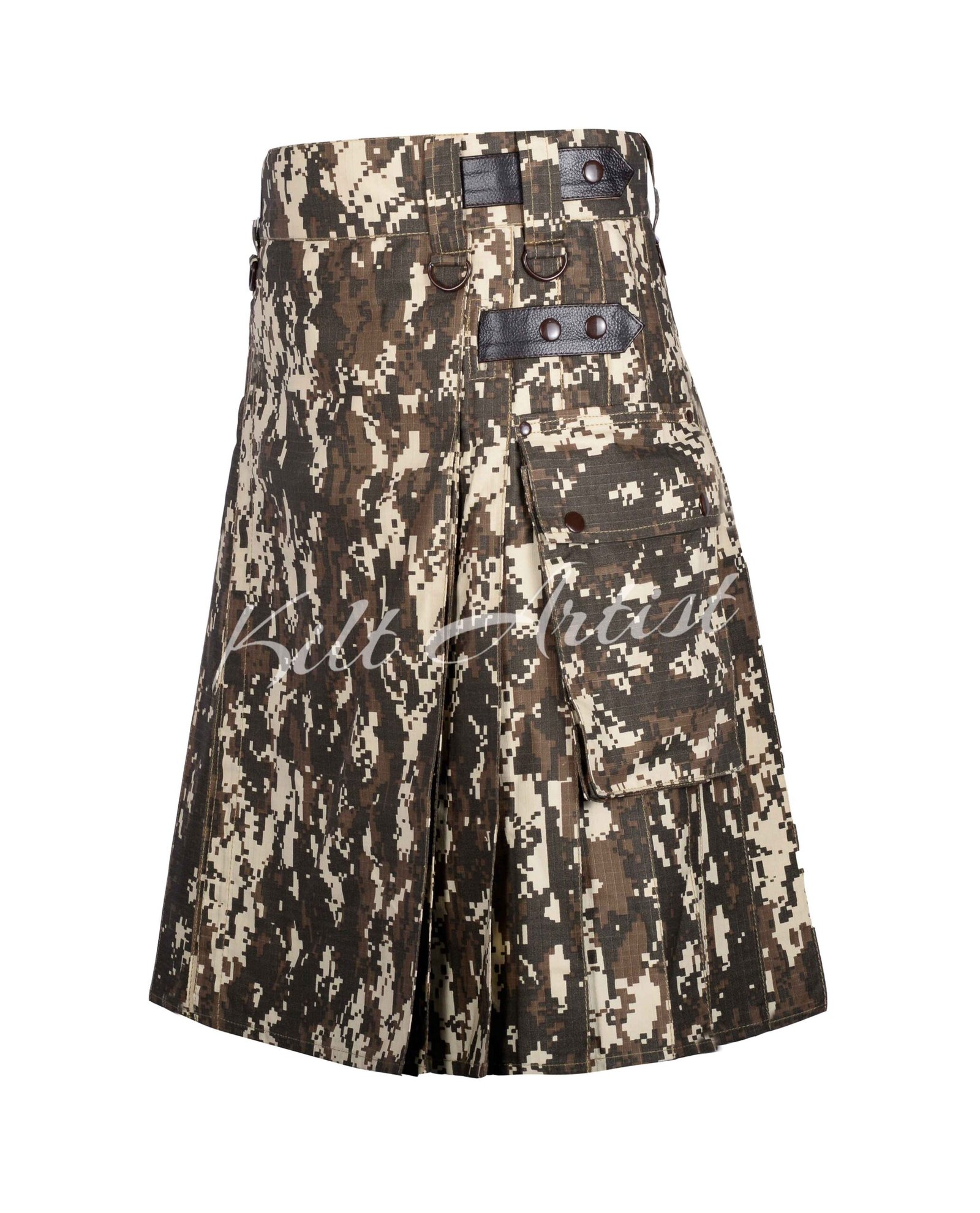 Digital Camo Cotton Utility Kilt - Image 3