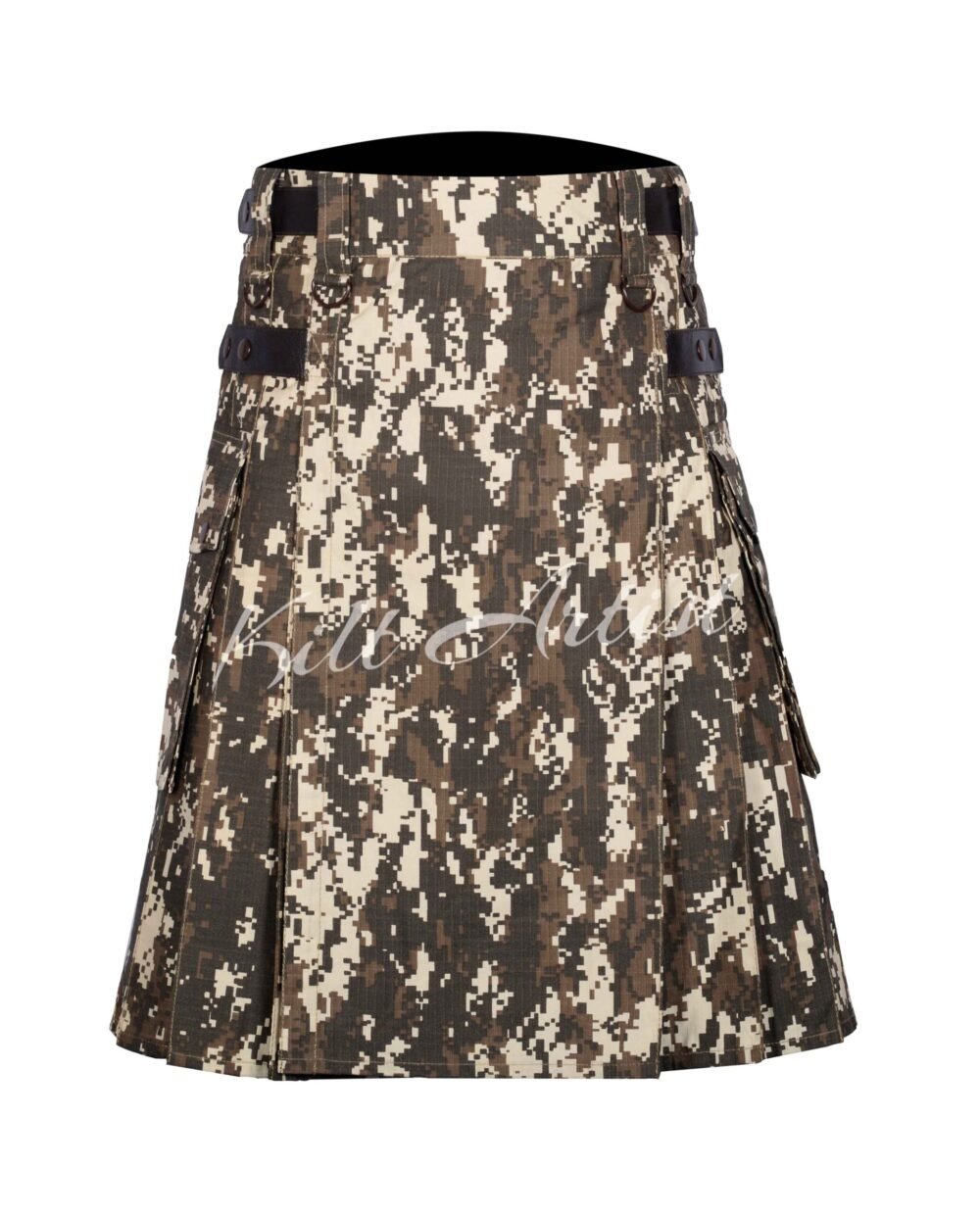 Digital Camo Cotton Utility Kilt
