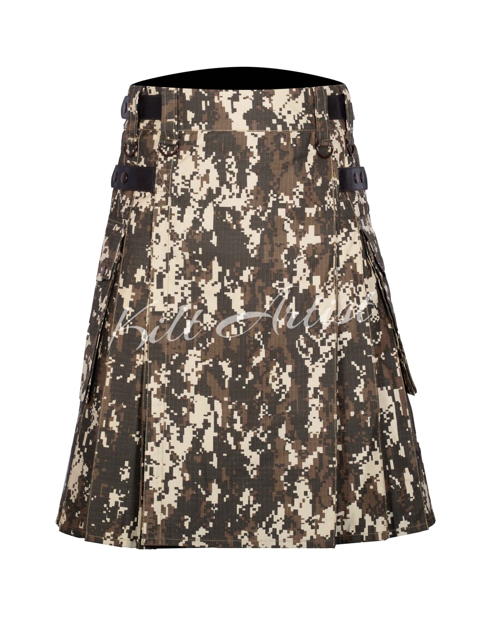 Digital Camo Cotton Utility Kilt