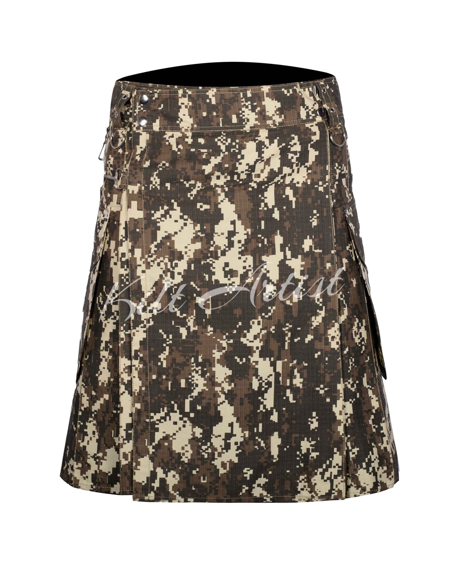 Digital Camo Cotton Utility Kilt