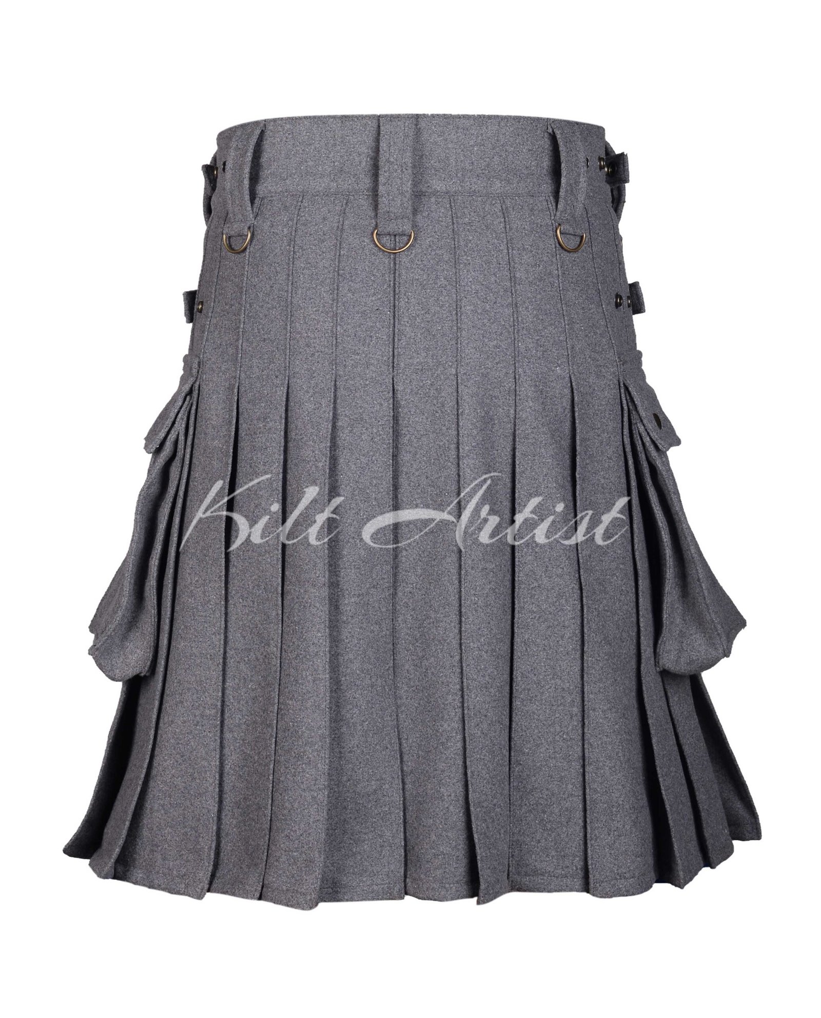 Grey Wool Kilt