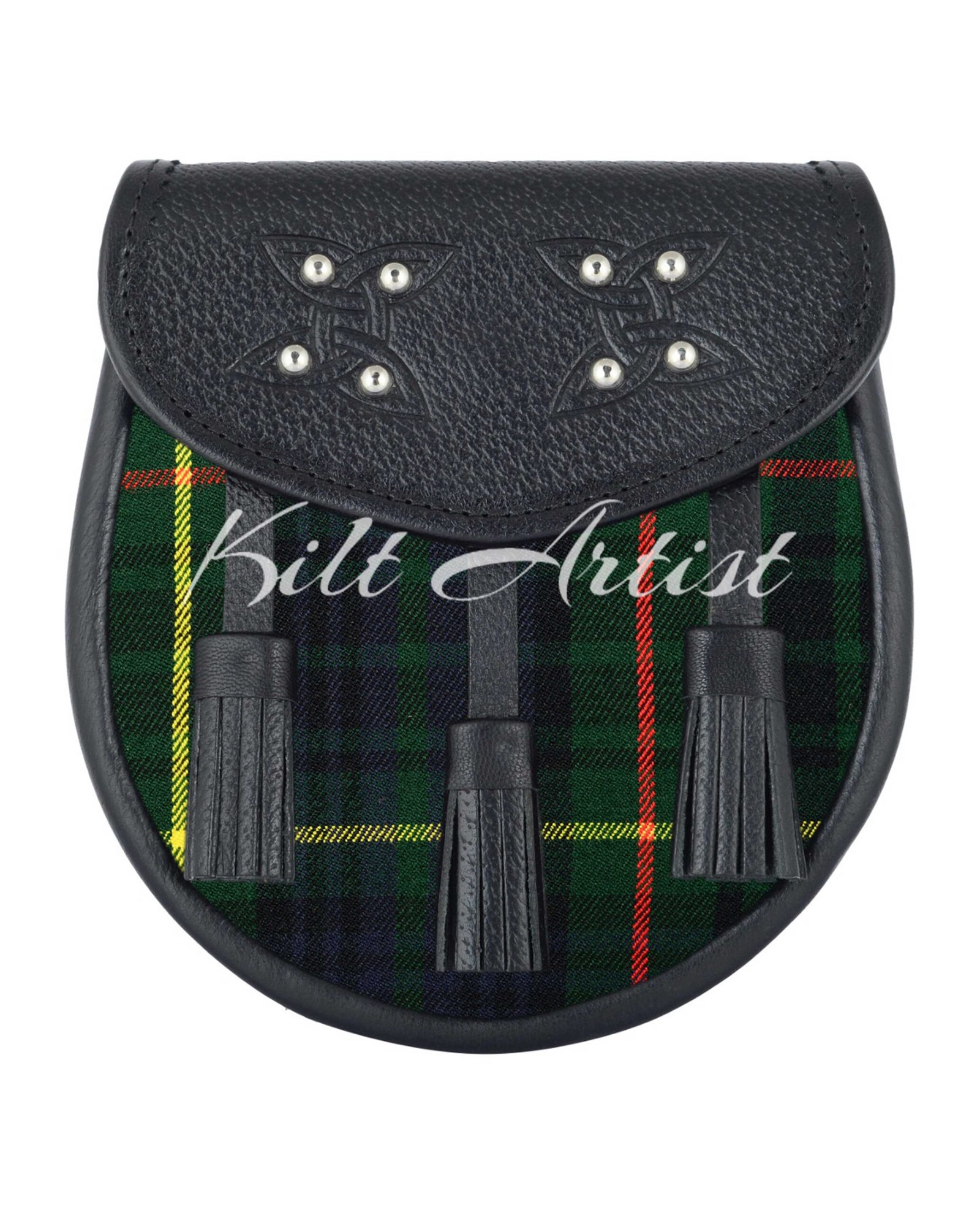 Men's Scottish Hunting Stewart Tartan Sporran