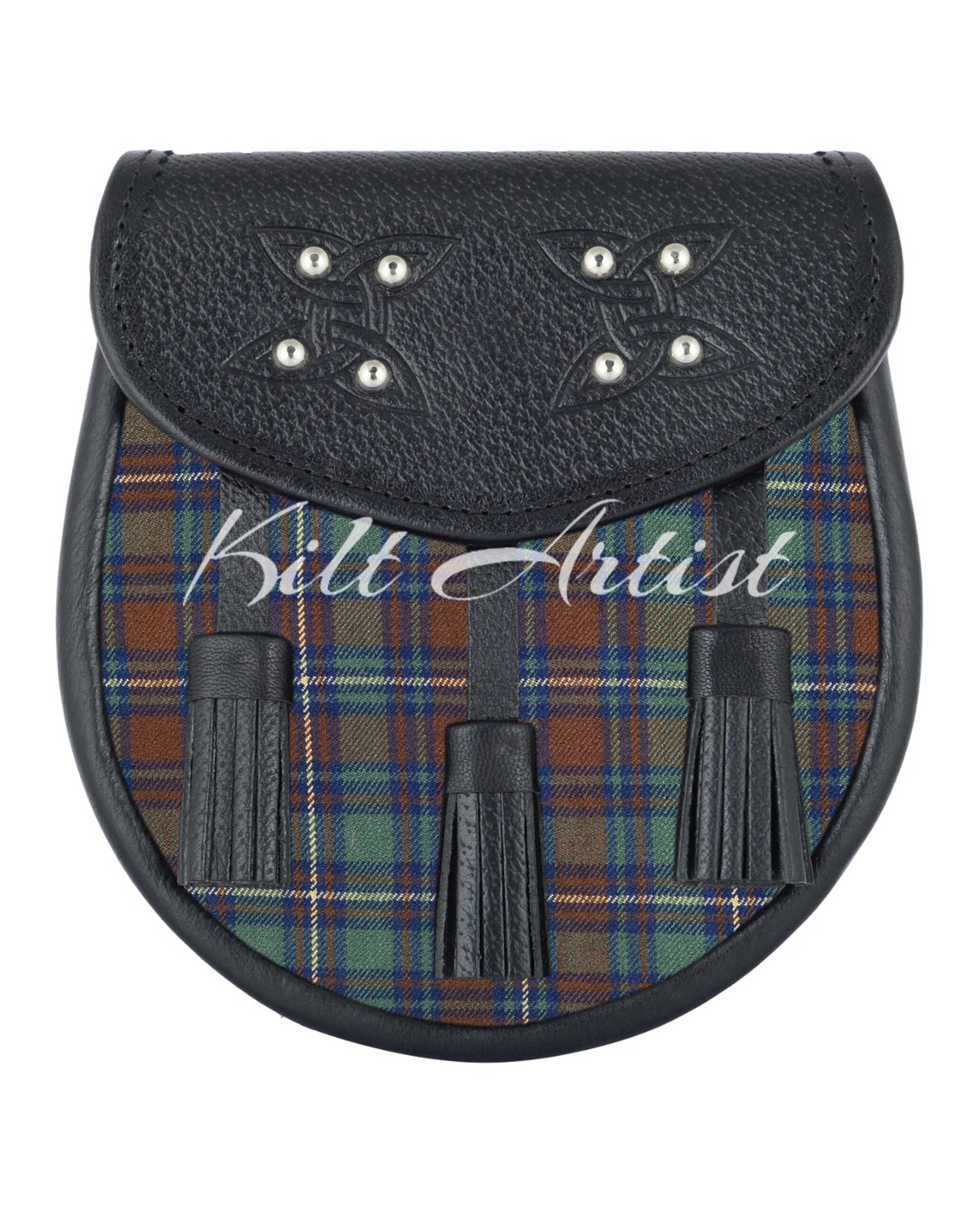 Men's Scottish Kerry Tartan Sporran