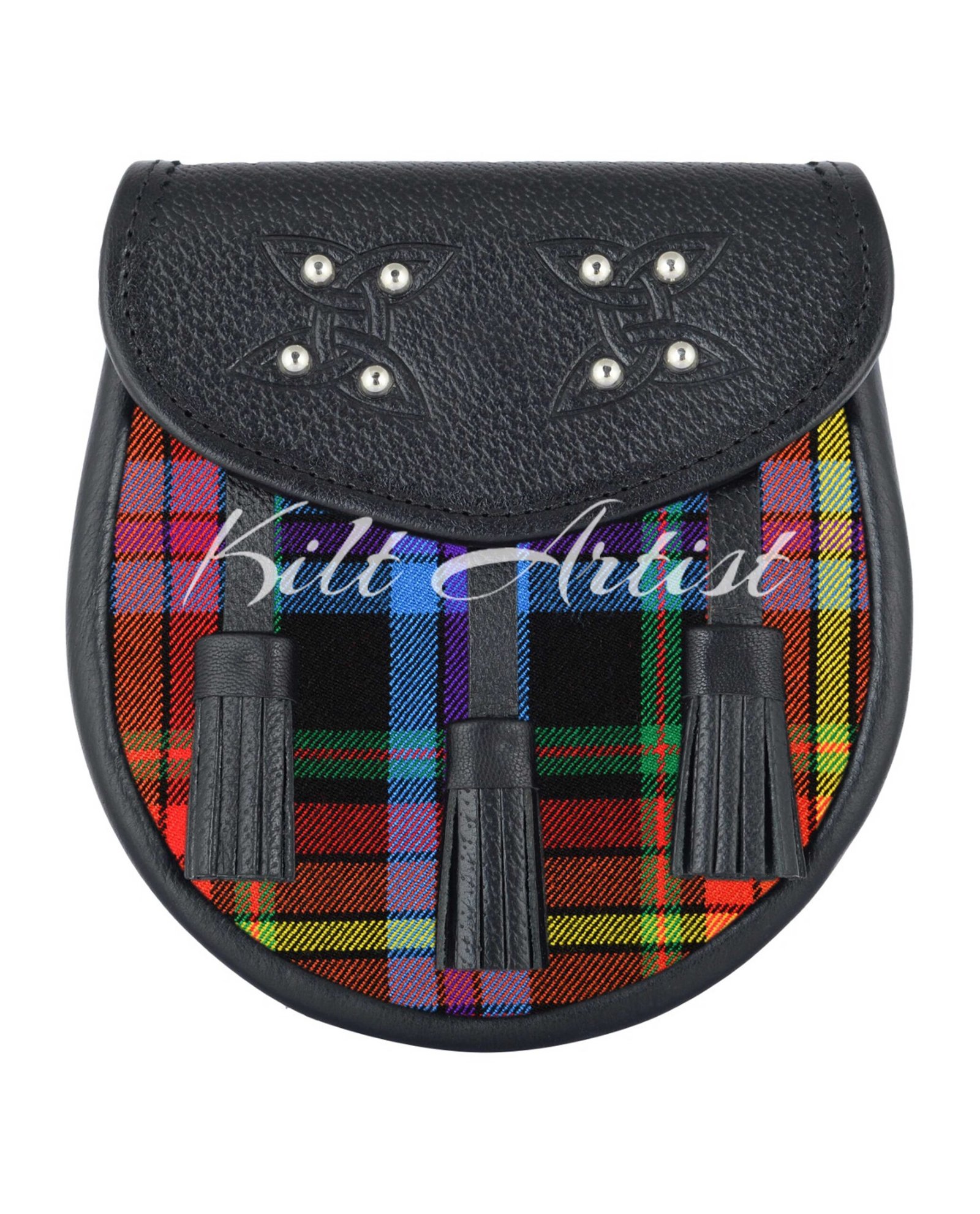 Men's Scottish LGBTQ Pride Tartan Sporran