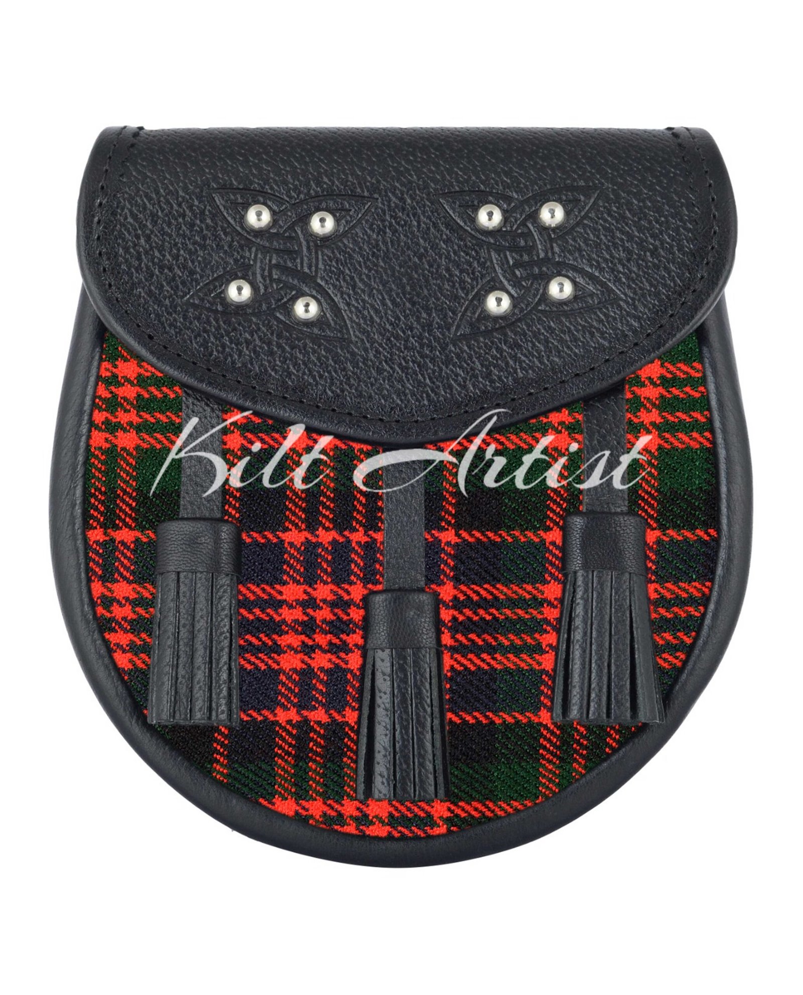 Men's Scottish Macdonald Tartan Sporran