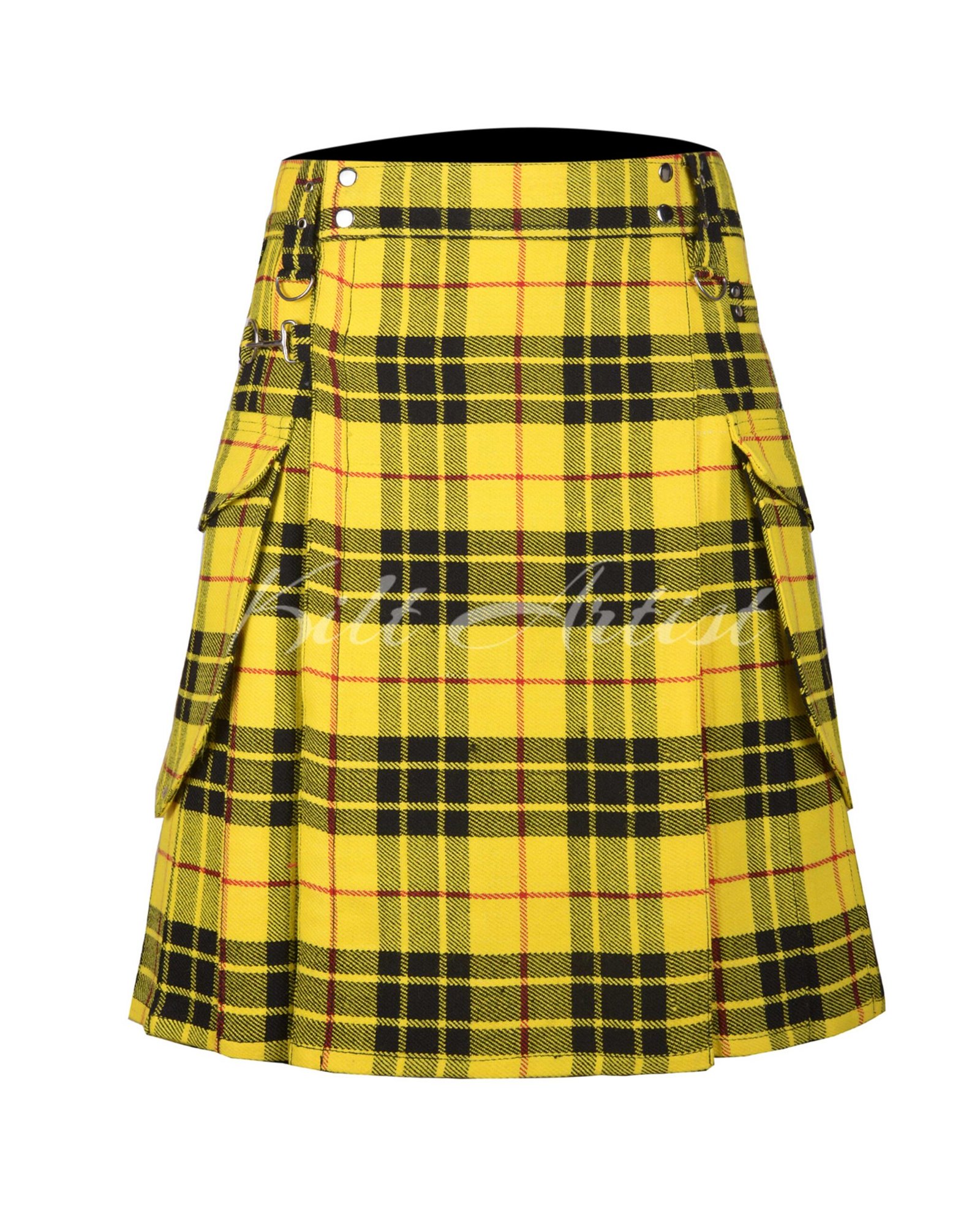 Macleod of Lewis Tartan Gol Pockets Utility Kilt