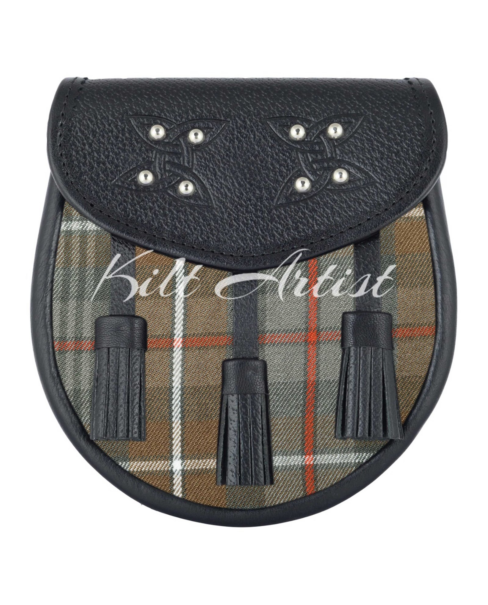 Men's Scottish Mackenzie Weathered Tartan Sporran