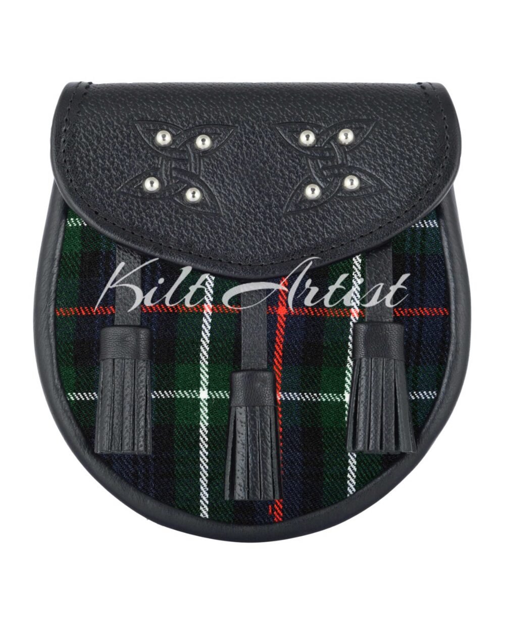 Men's Scottish Mackenzie Tartan Sporran