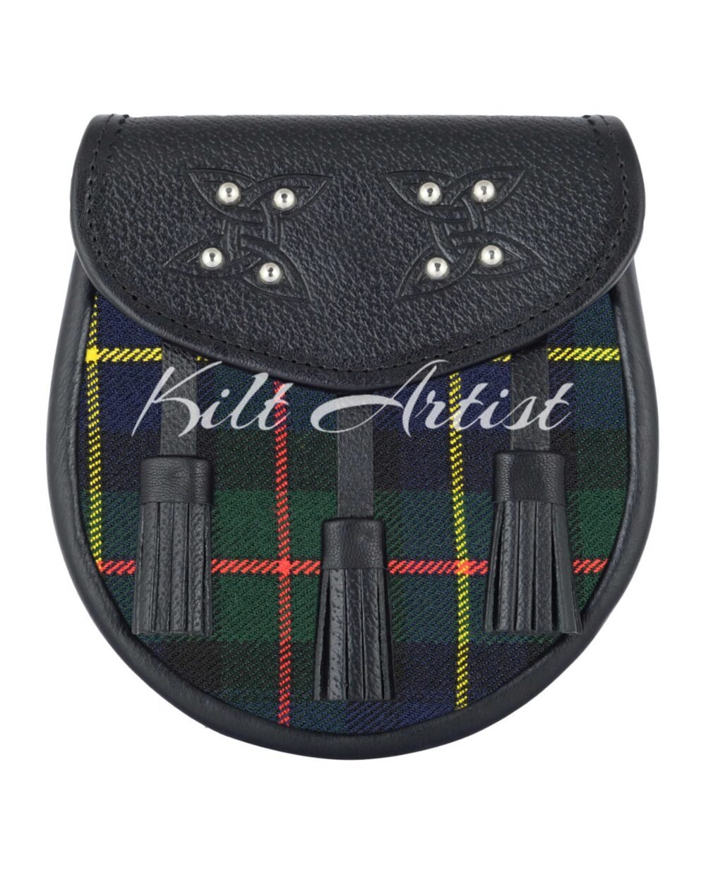 Men's Scottish Macleod of Harris Tartan Sporran