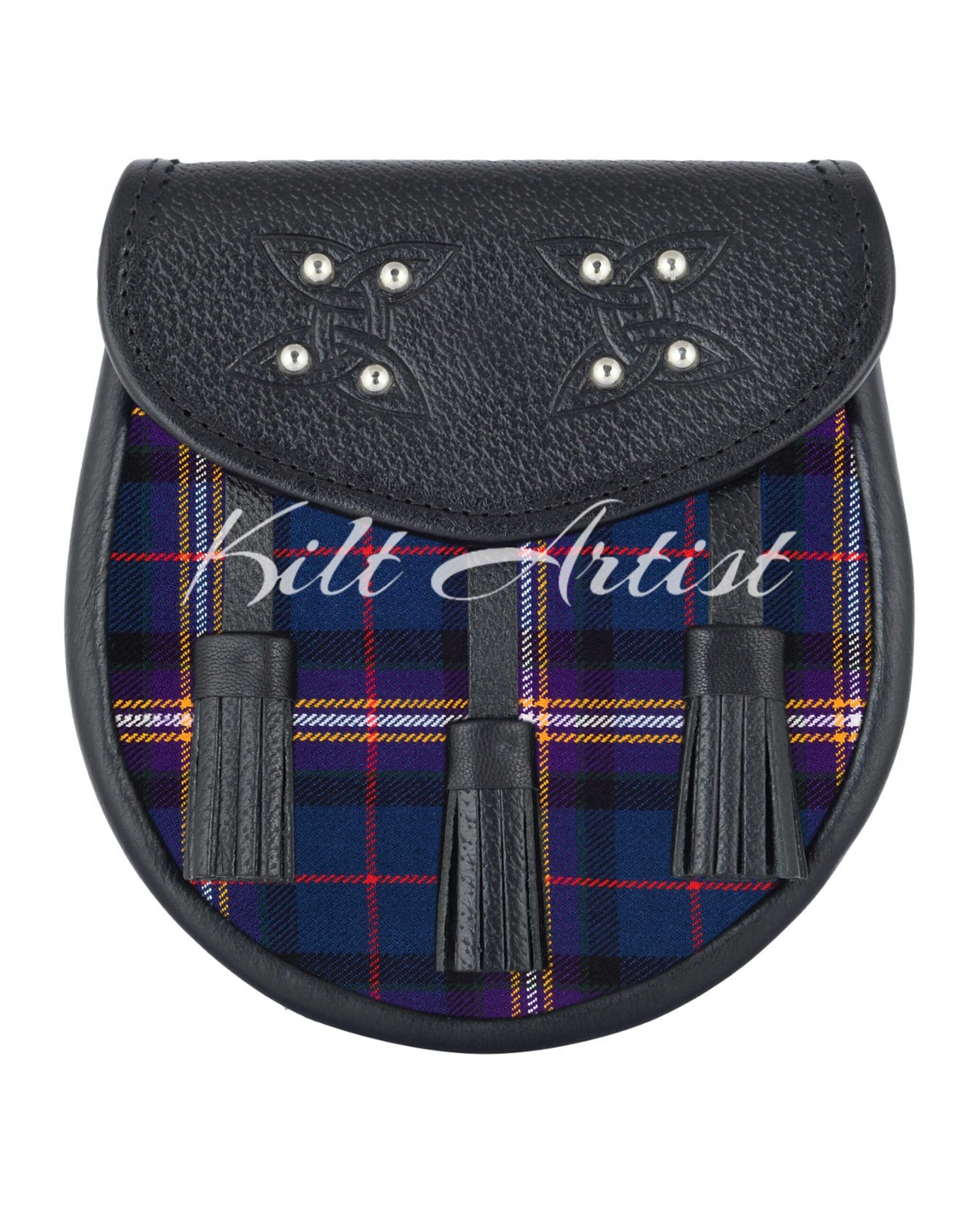 Men's Scottish Masonic Tartan Sporran