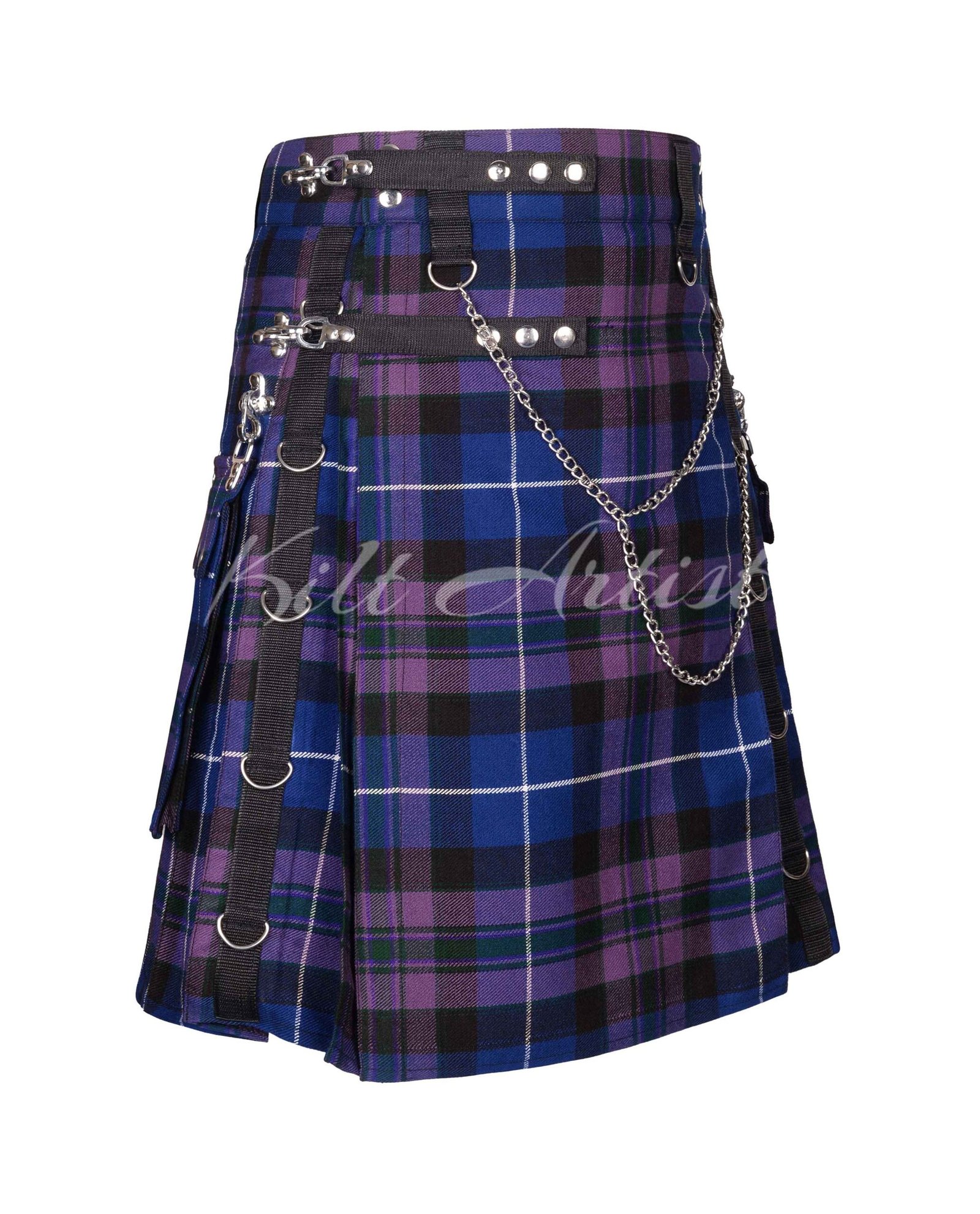 Pride Of Scotland Tartan Gothic Utility Kilt