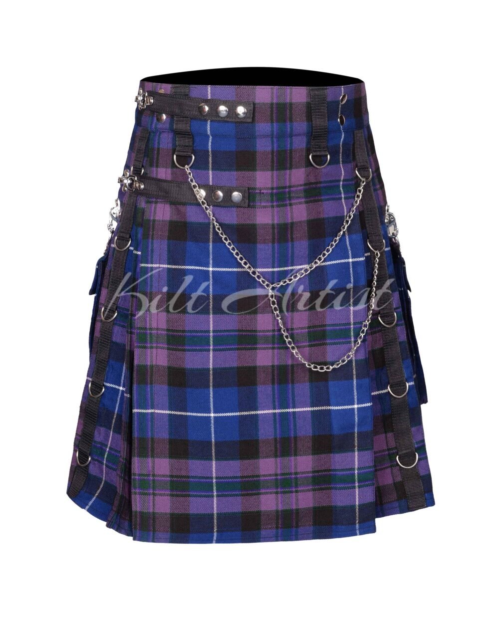 Pride Of Scotland Tartan Gothic Utility Kilt