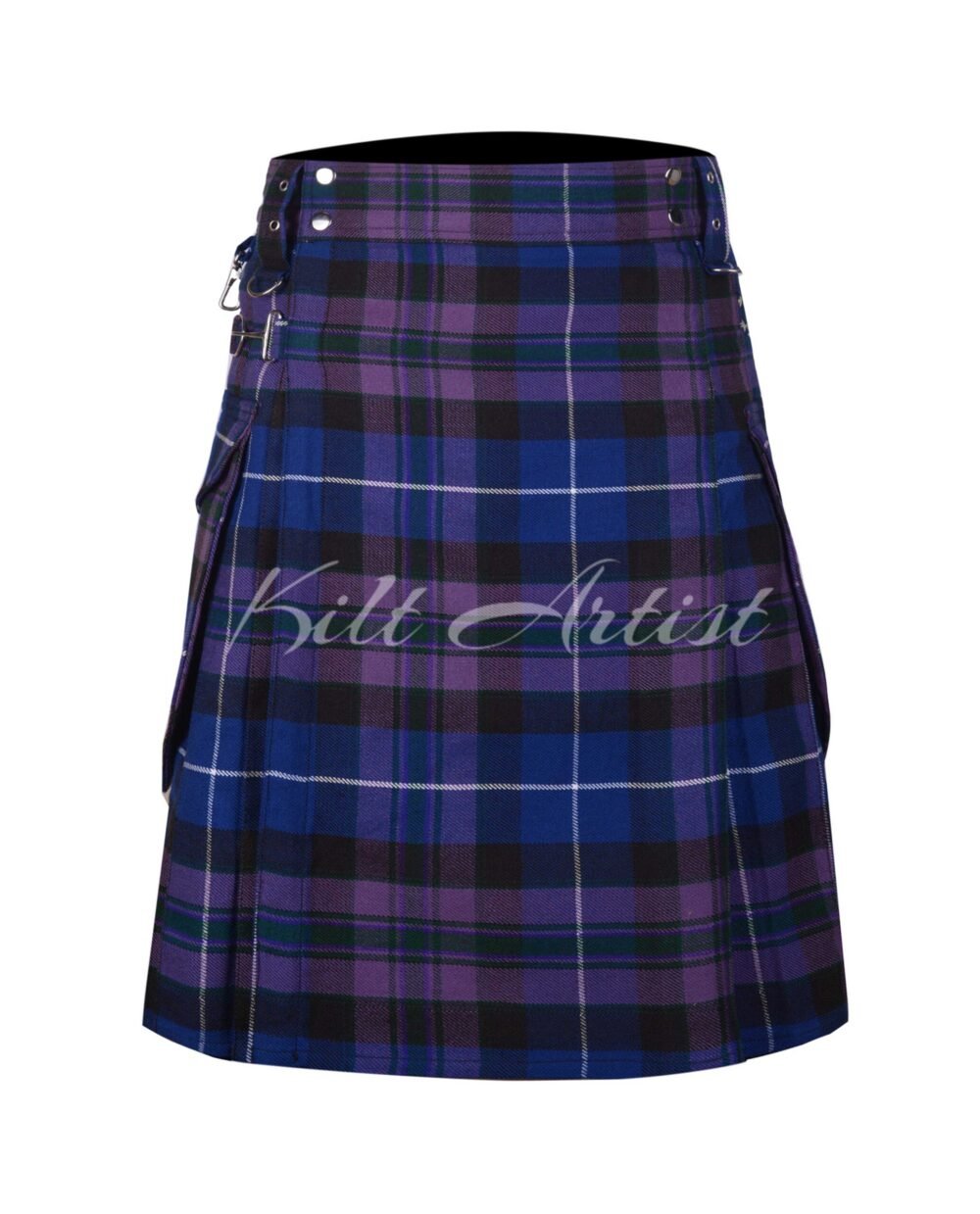 Pride of Scotland Tartan Gol Pockets Utility Kilt