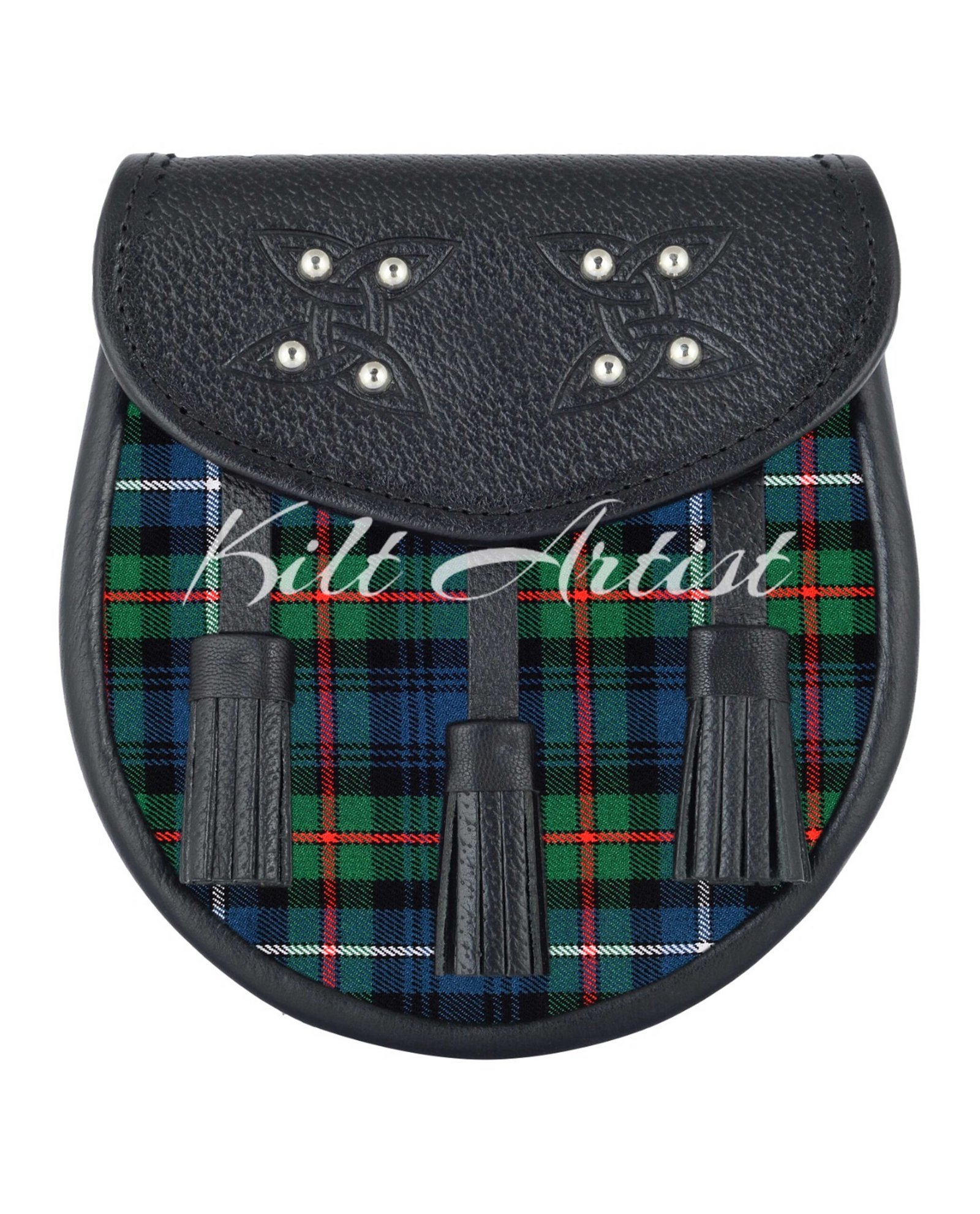 Men's Scottish Robertson Hunting Tartan Sporran