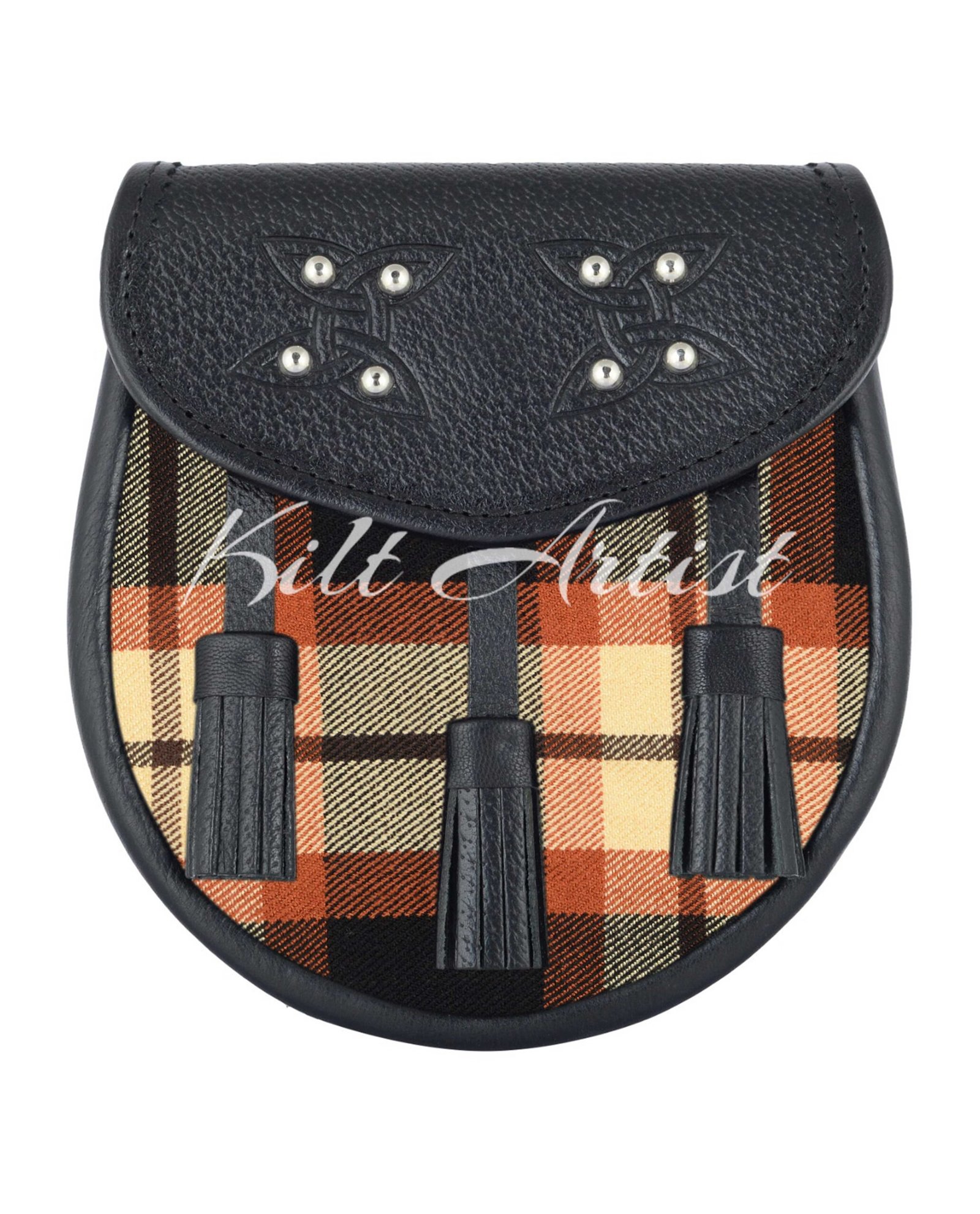 Men's Scottish Ross Ancient Tartan Sporran