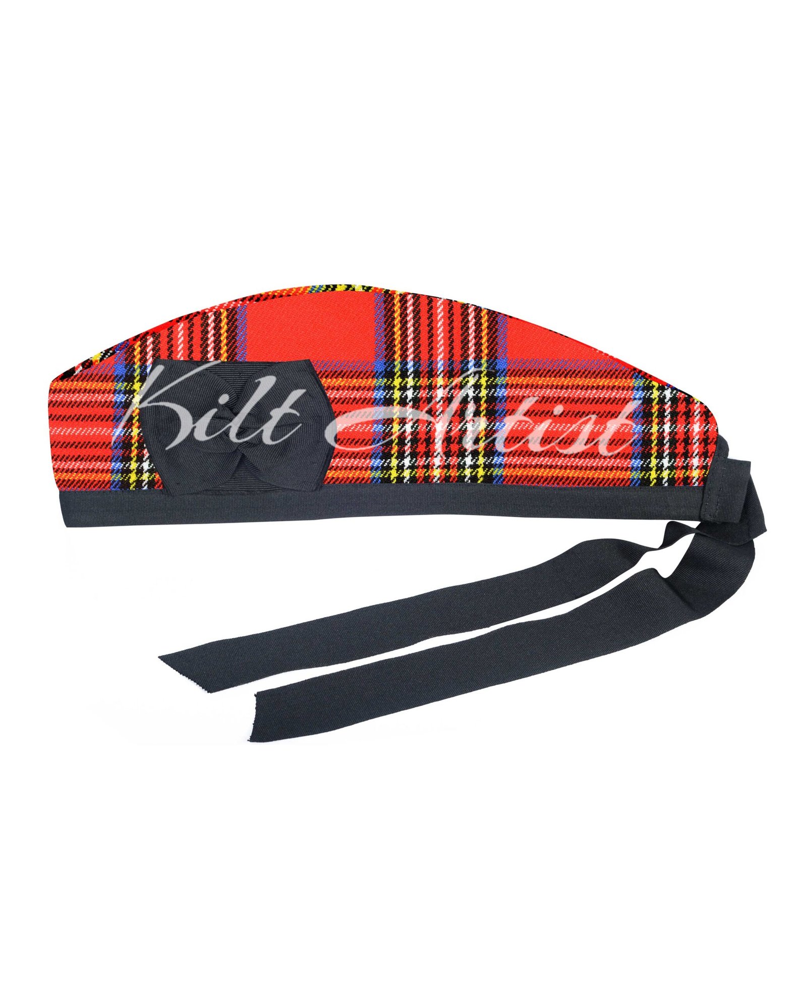 Royal Stewart Tartan Glengarry Cap