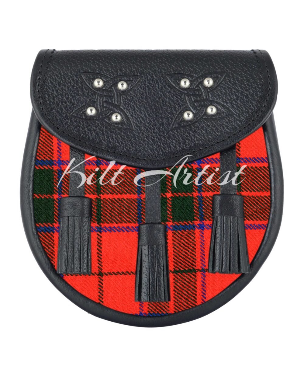 Men's Scottish Rose Tartan Sporran