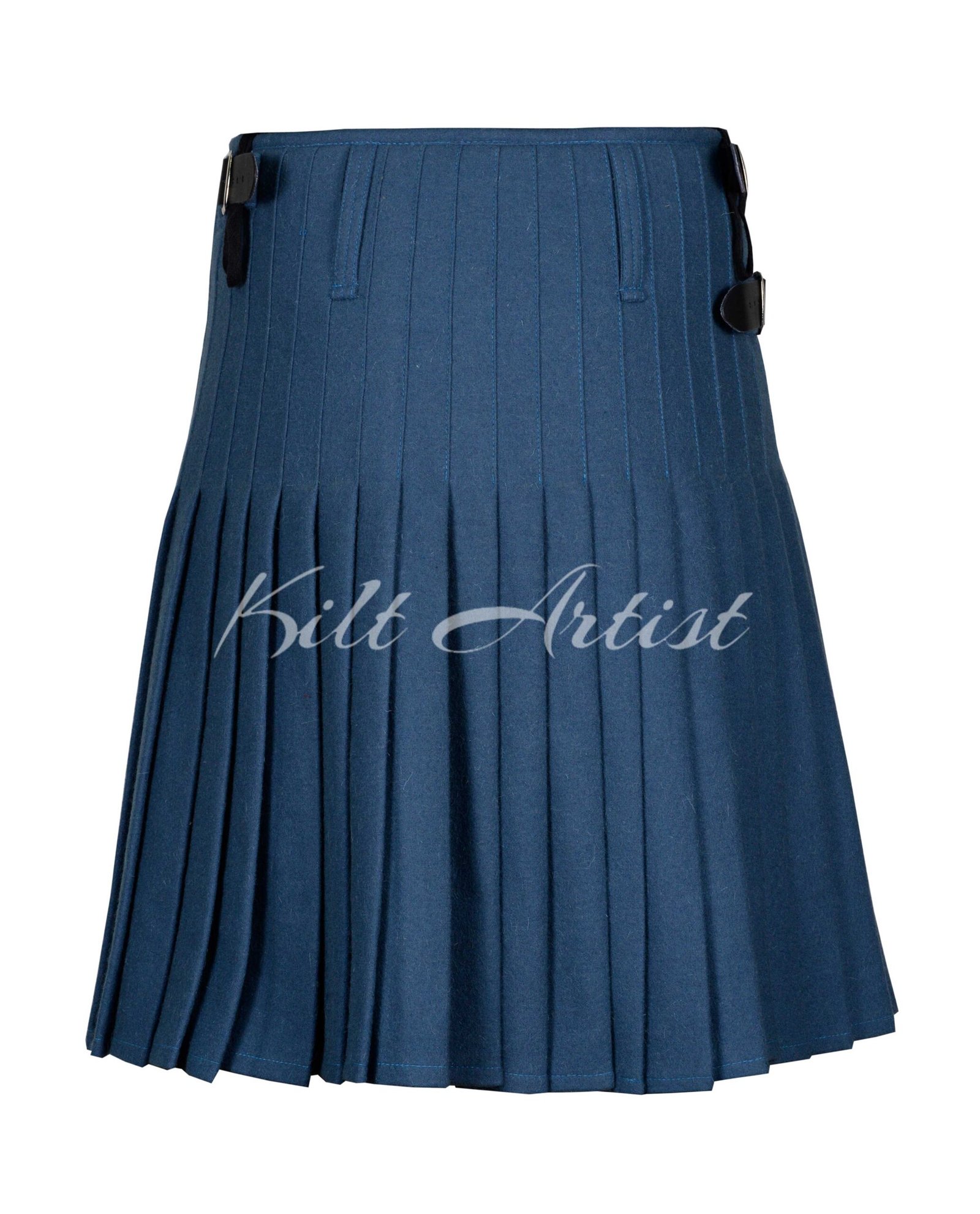 Smoking Blue Wool Kilt
