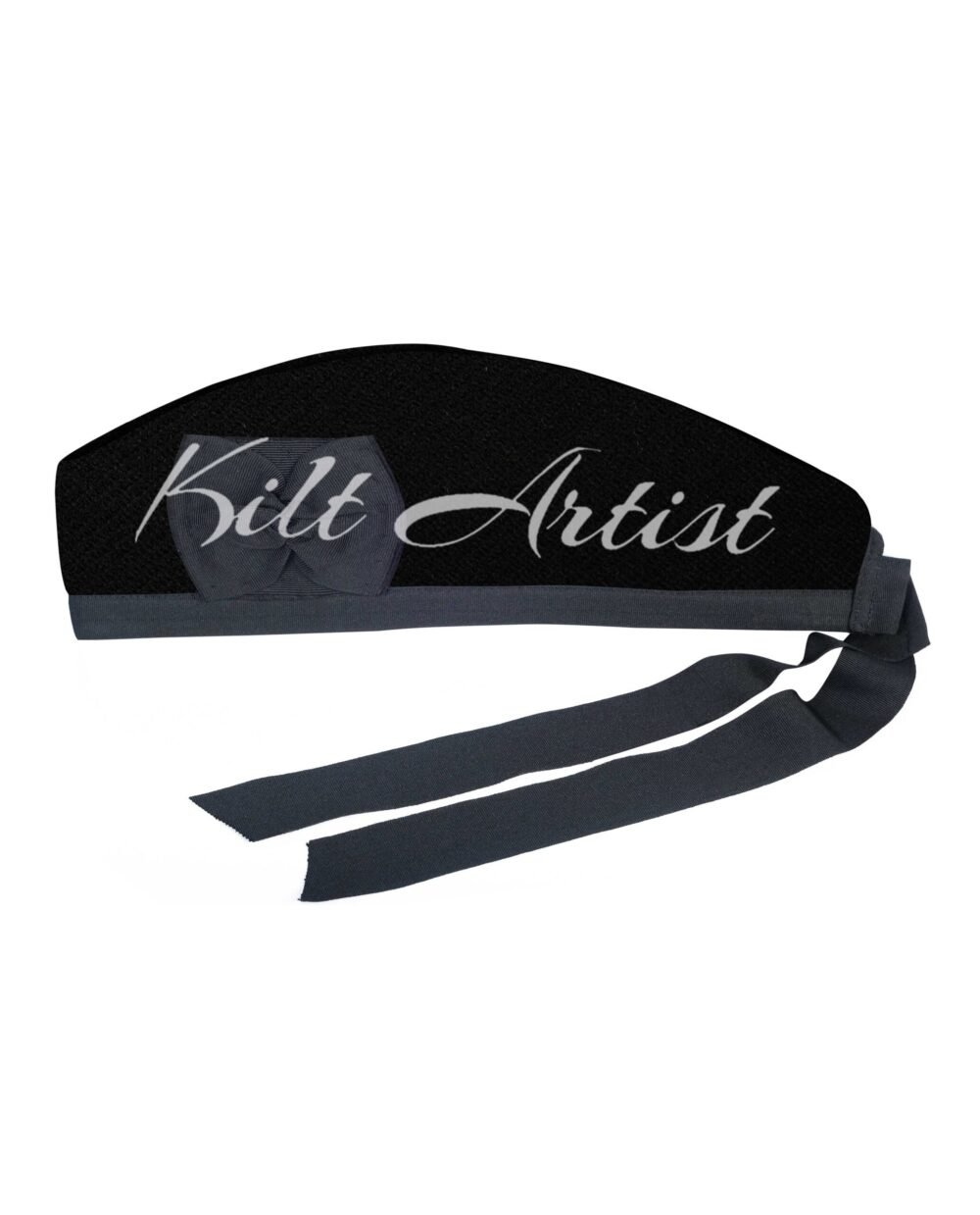 Solid Black Tartan Glengarry Cap