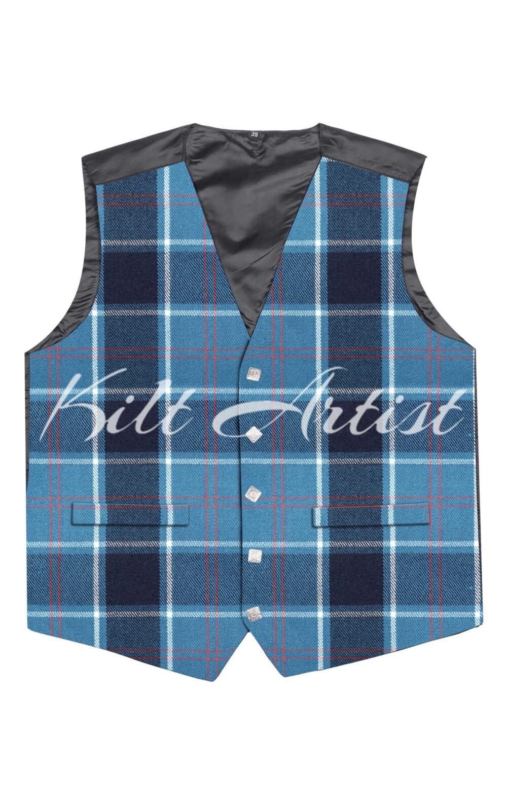 US Navy Tartan Argyll Waistcoat