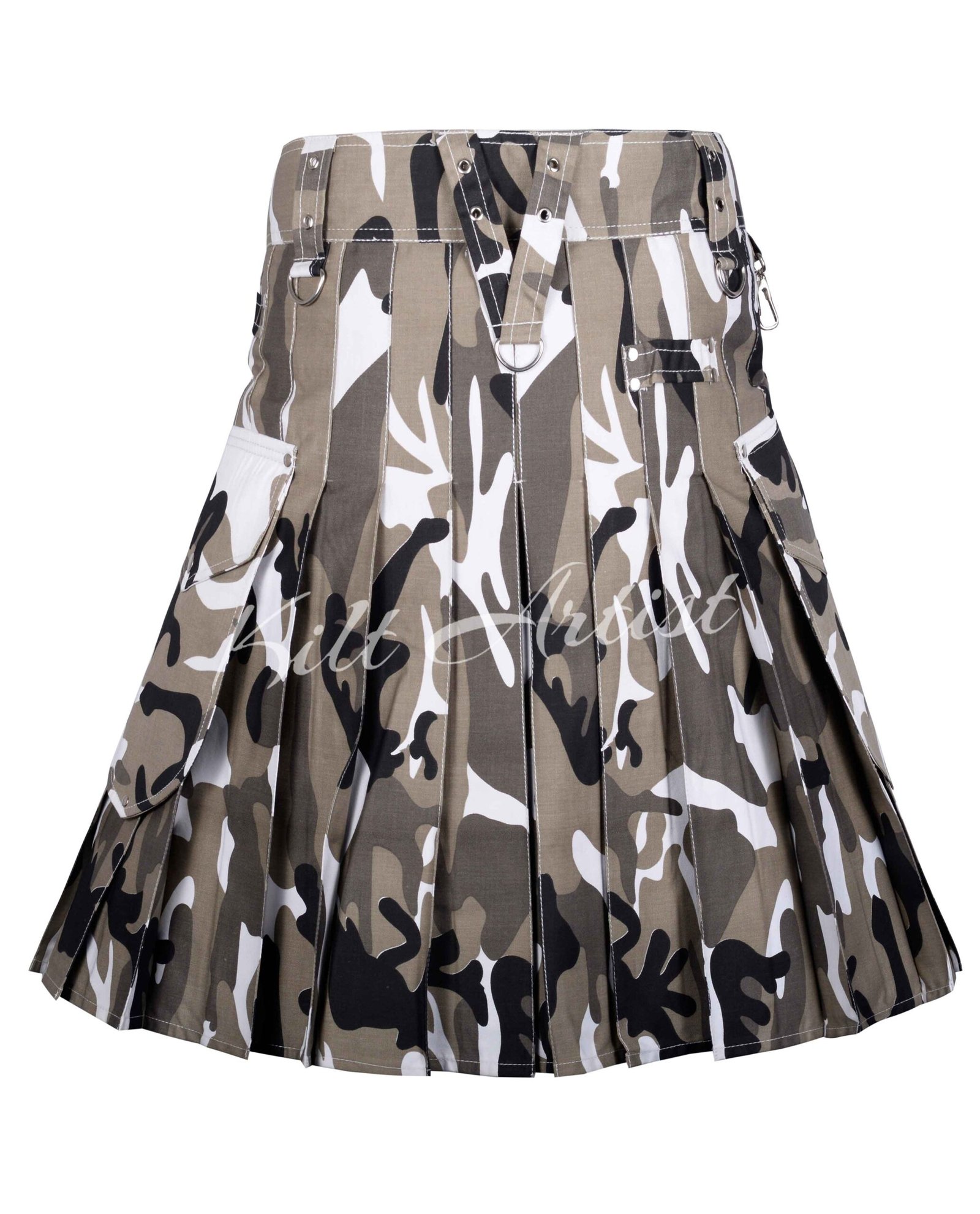 Urban Camo Cotton Utility Kilt - Image 2