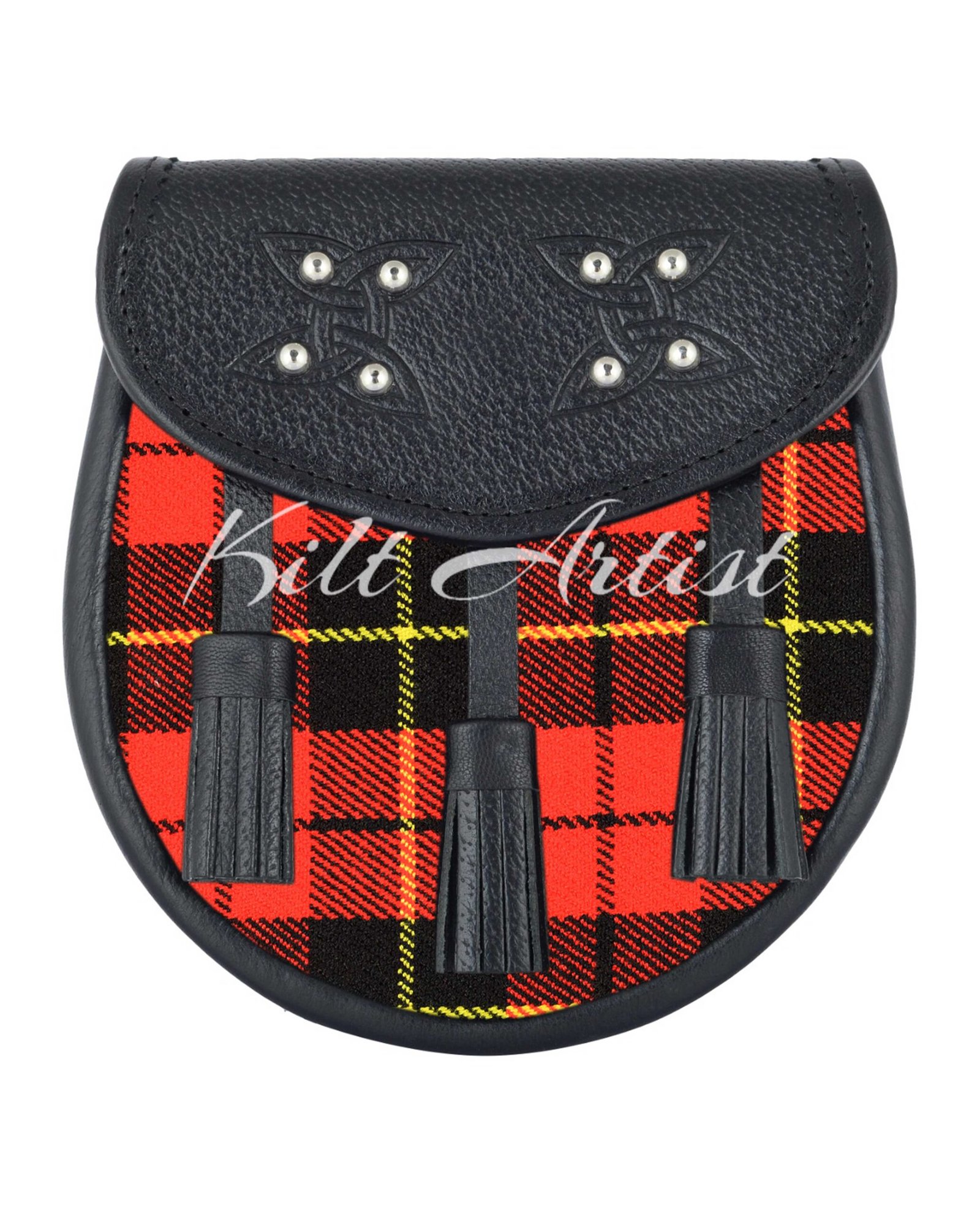 Men's Scottish Wallace Tartan Sporran