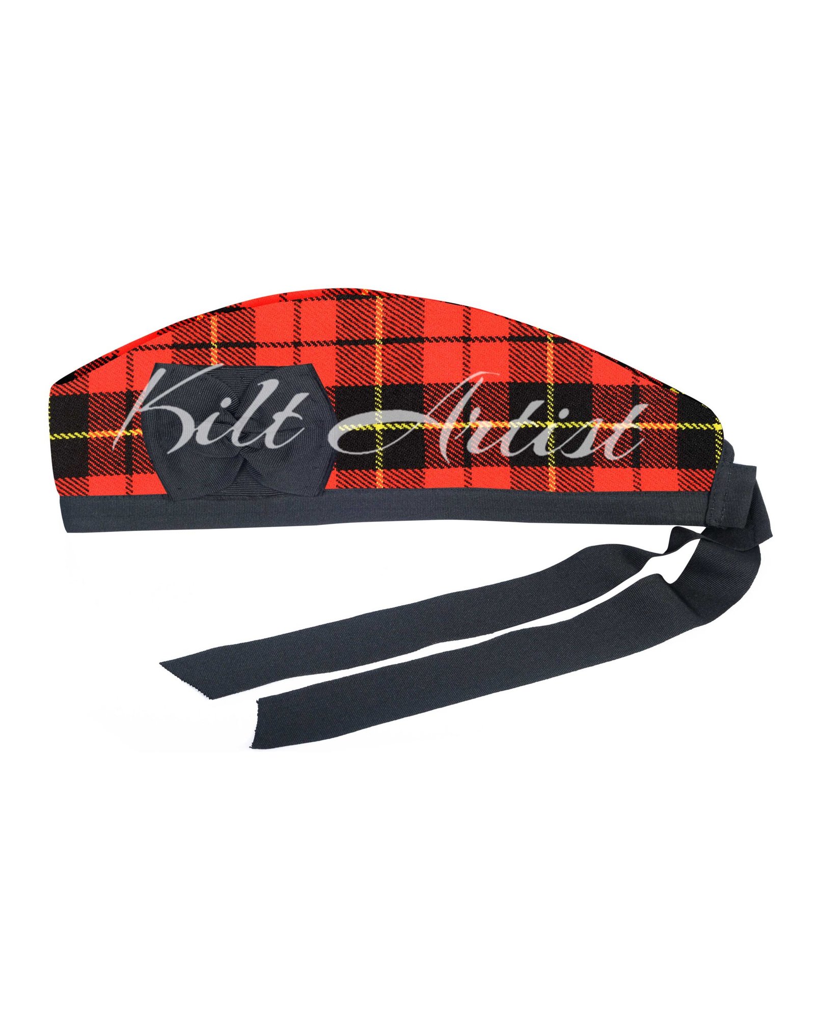 Wallace Tartan Glengarry Cap