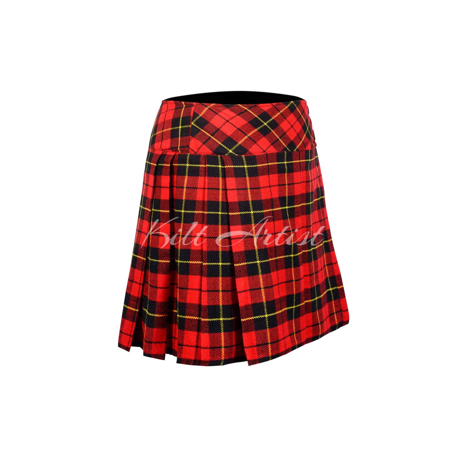 Wallace Tartan Women Knee Length Skirt