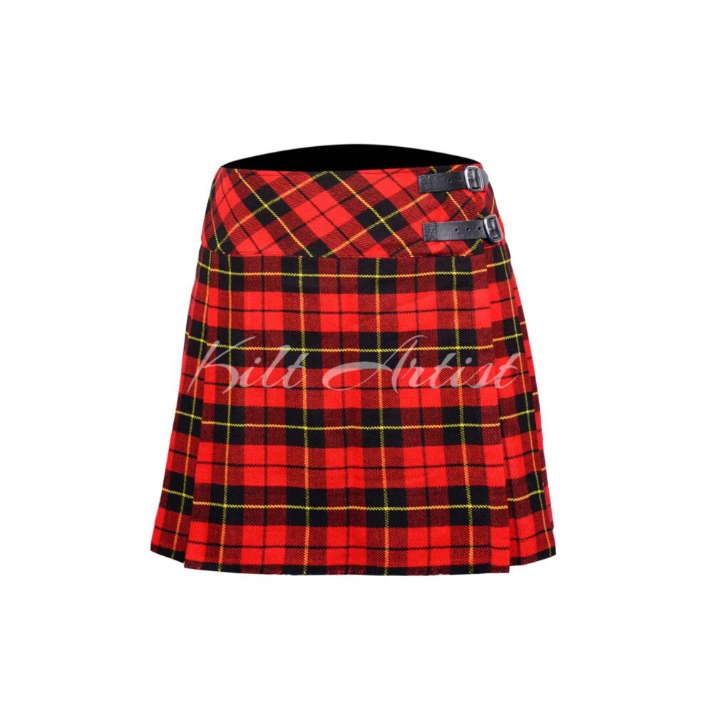 Wallace Tartan Women Knee Length Skirt