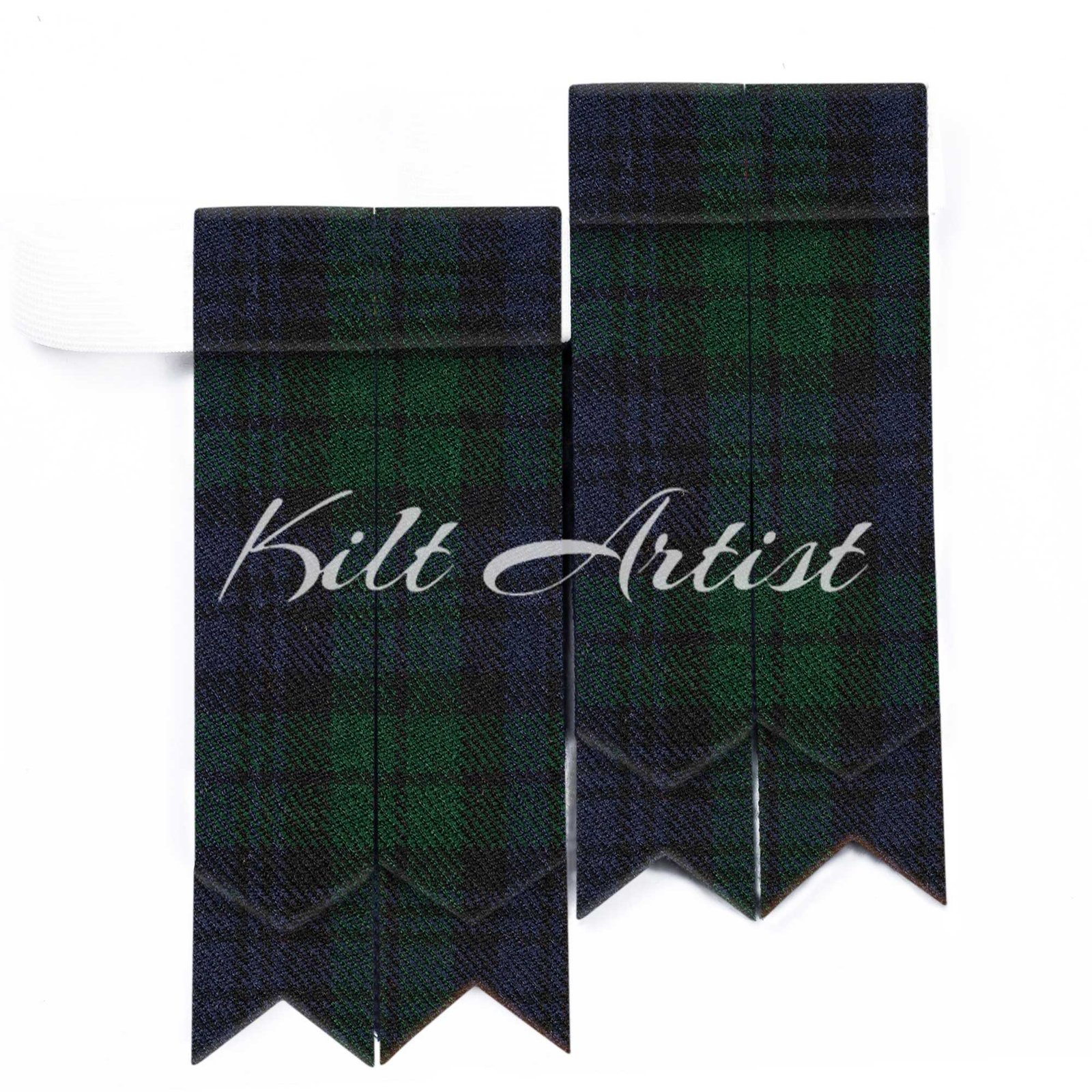 Men's Scottish Black Watch Tartan Flashes