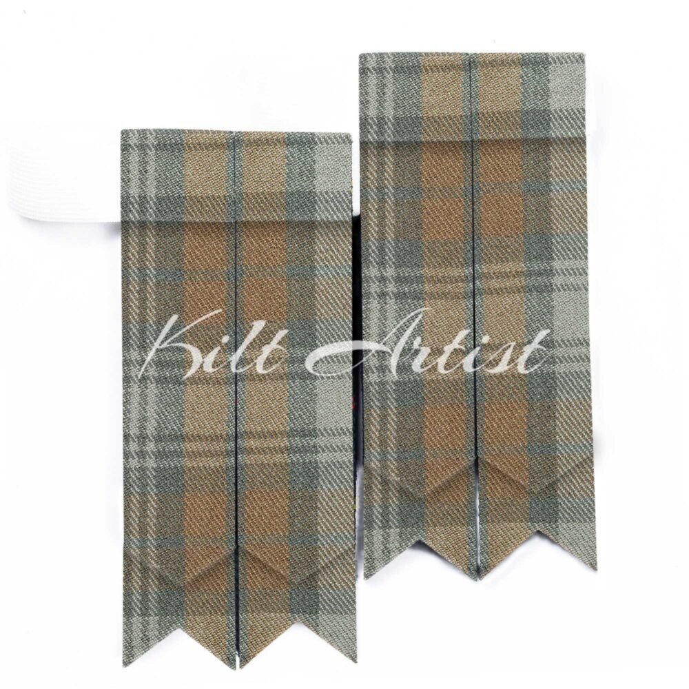 Men's Scottish Black Watch Weathered Tartan Flashes