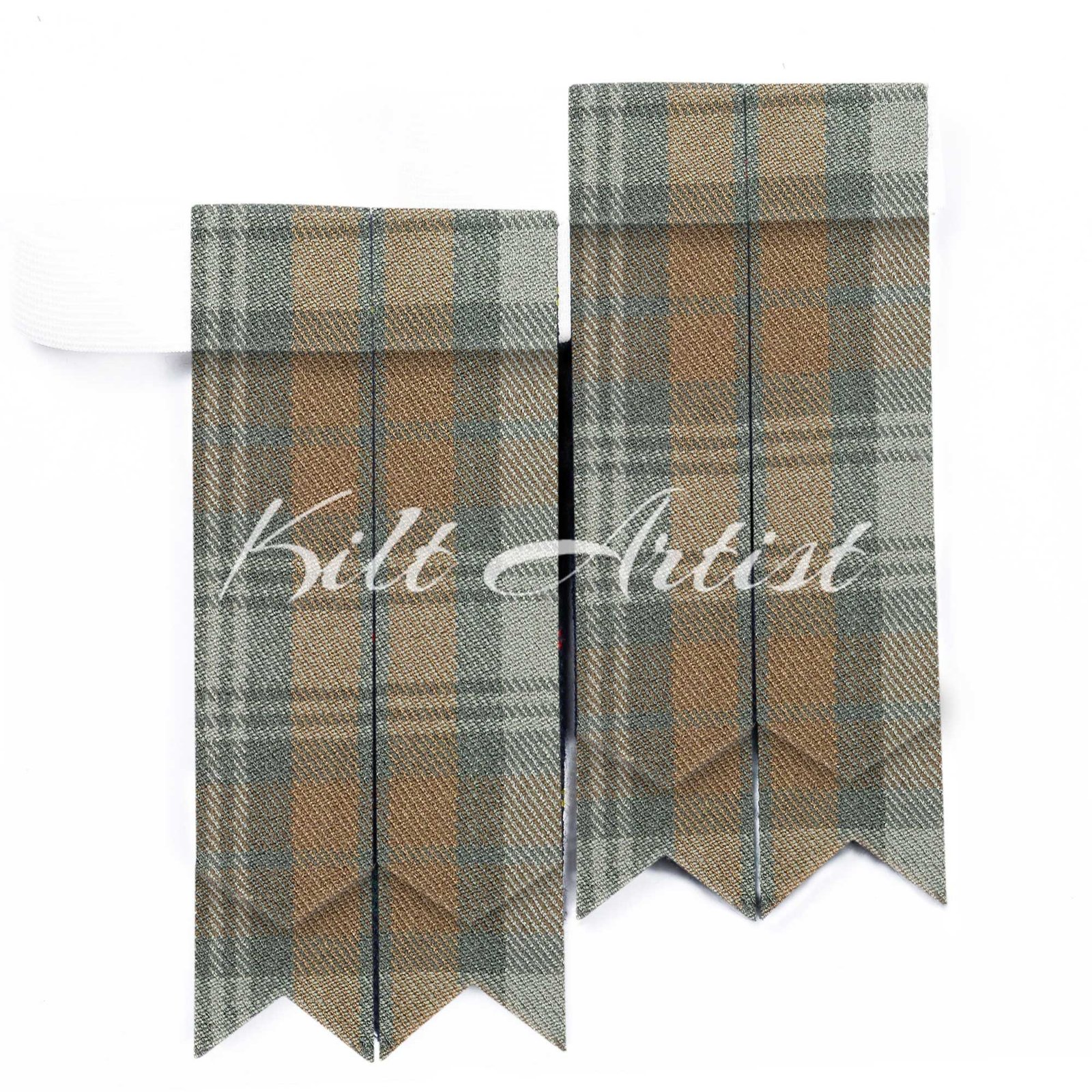 Men's Scottish Black Watch Weathered Tartan Flashes