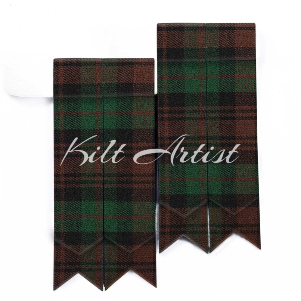 Men's Scottish Brown Watch Tartan Flashes