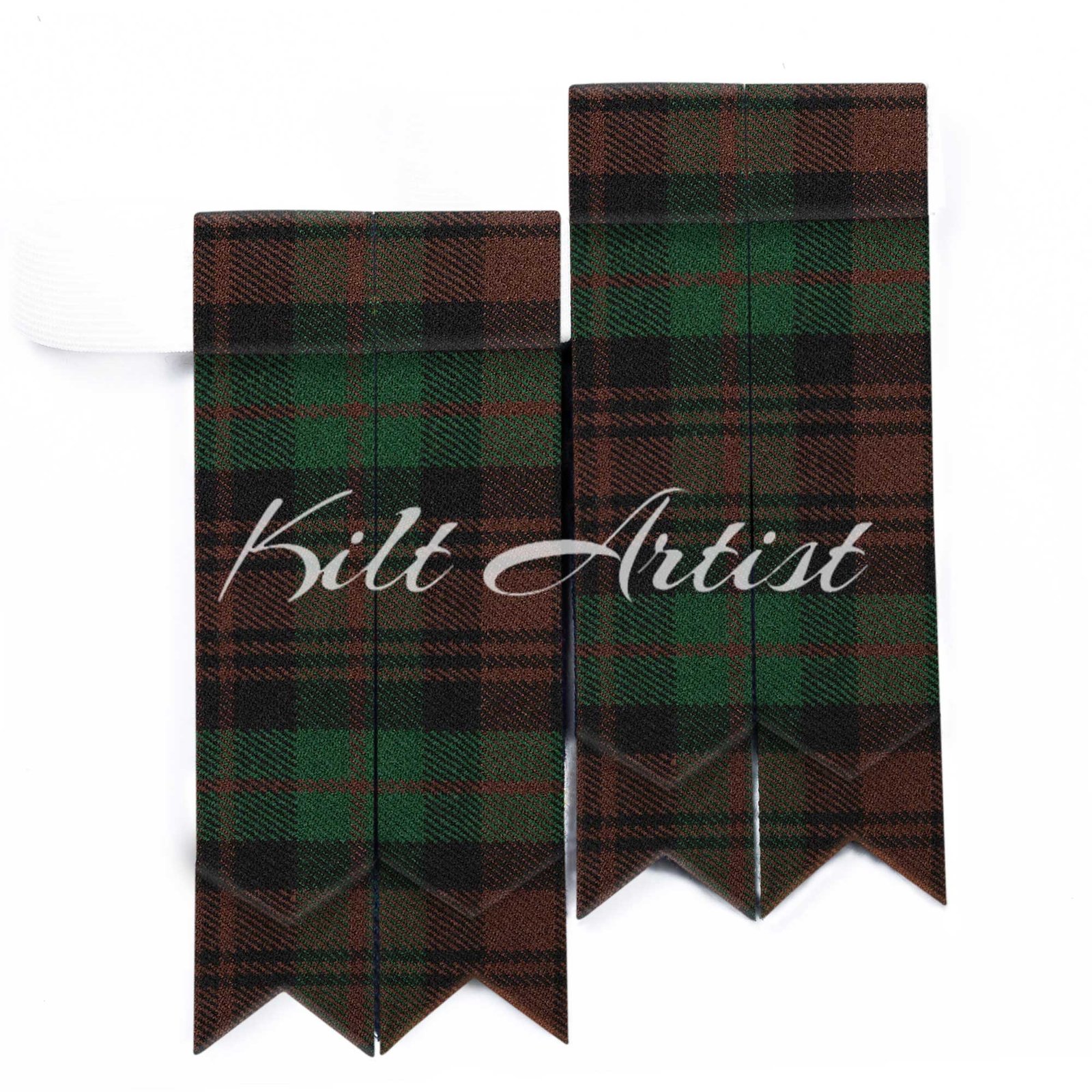 Men's Scottish Brown Watch Tartan Flashes