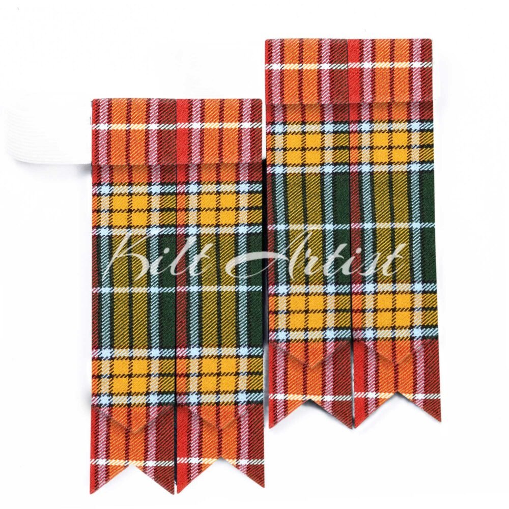 Men's Scottish Buchanan Ancient Tartan Flashes