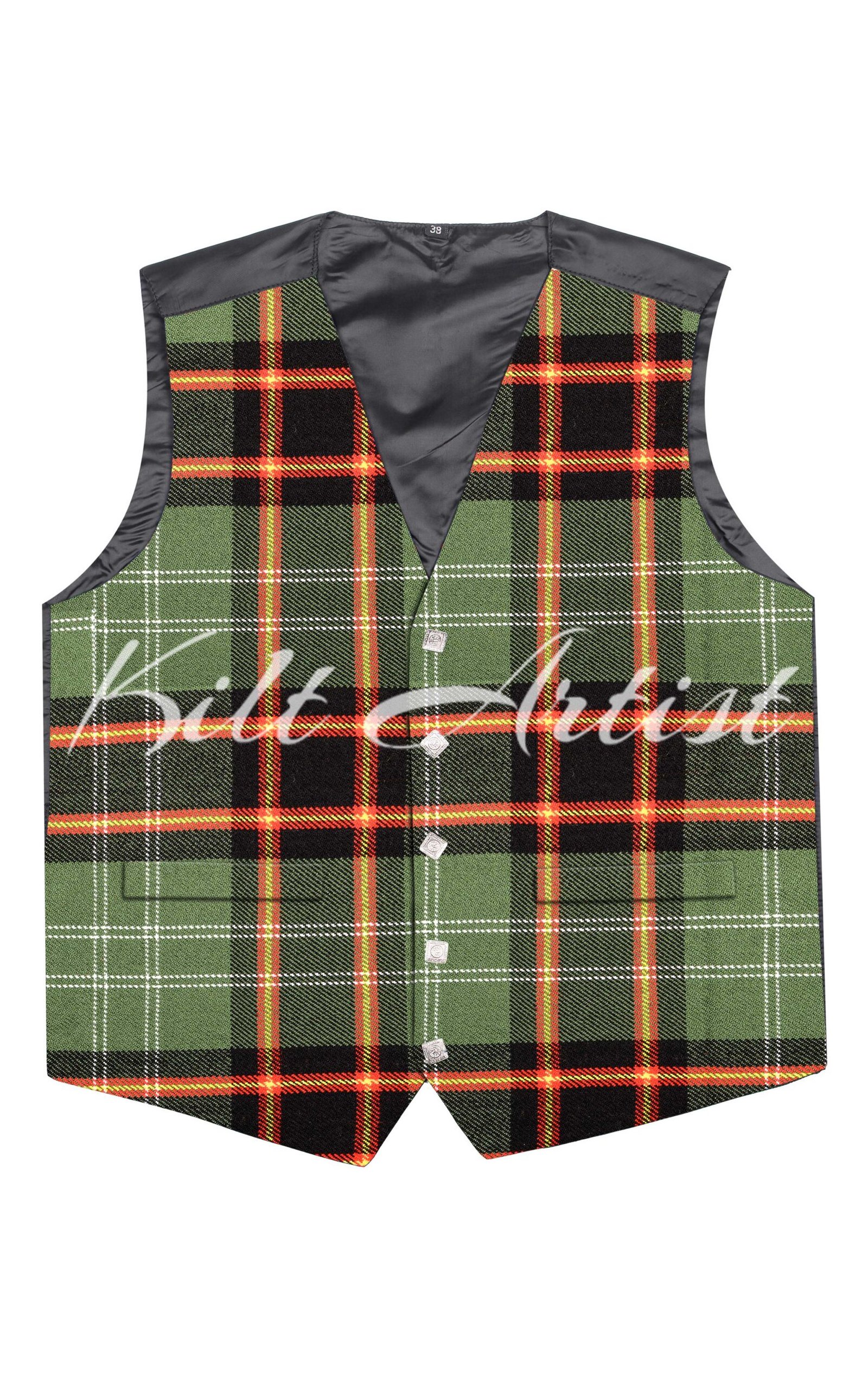 Buchanan Hunting Tartan Argyll Waistcoat