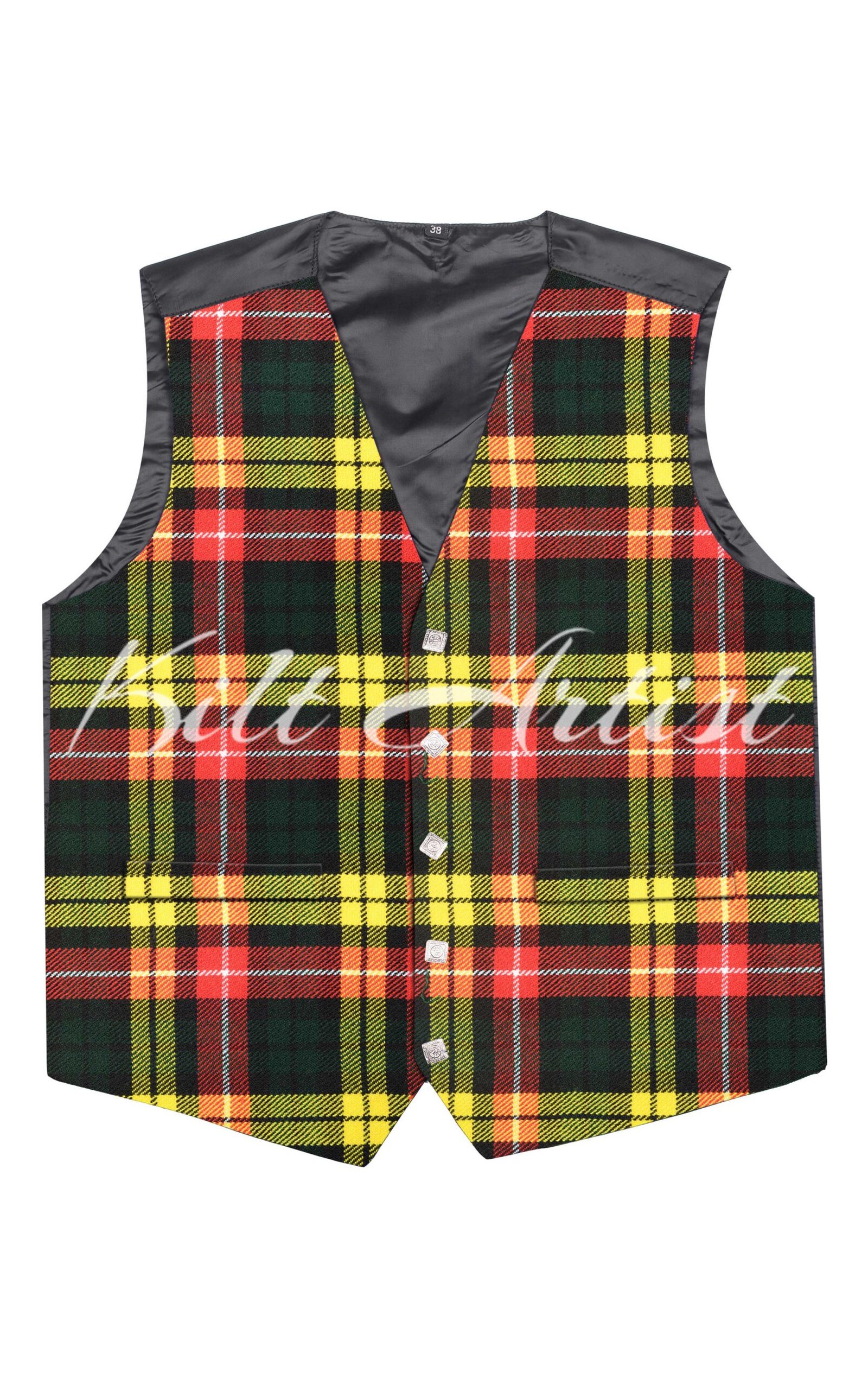 Buchanan Tartan Argyll Waistcoat